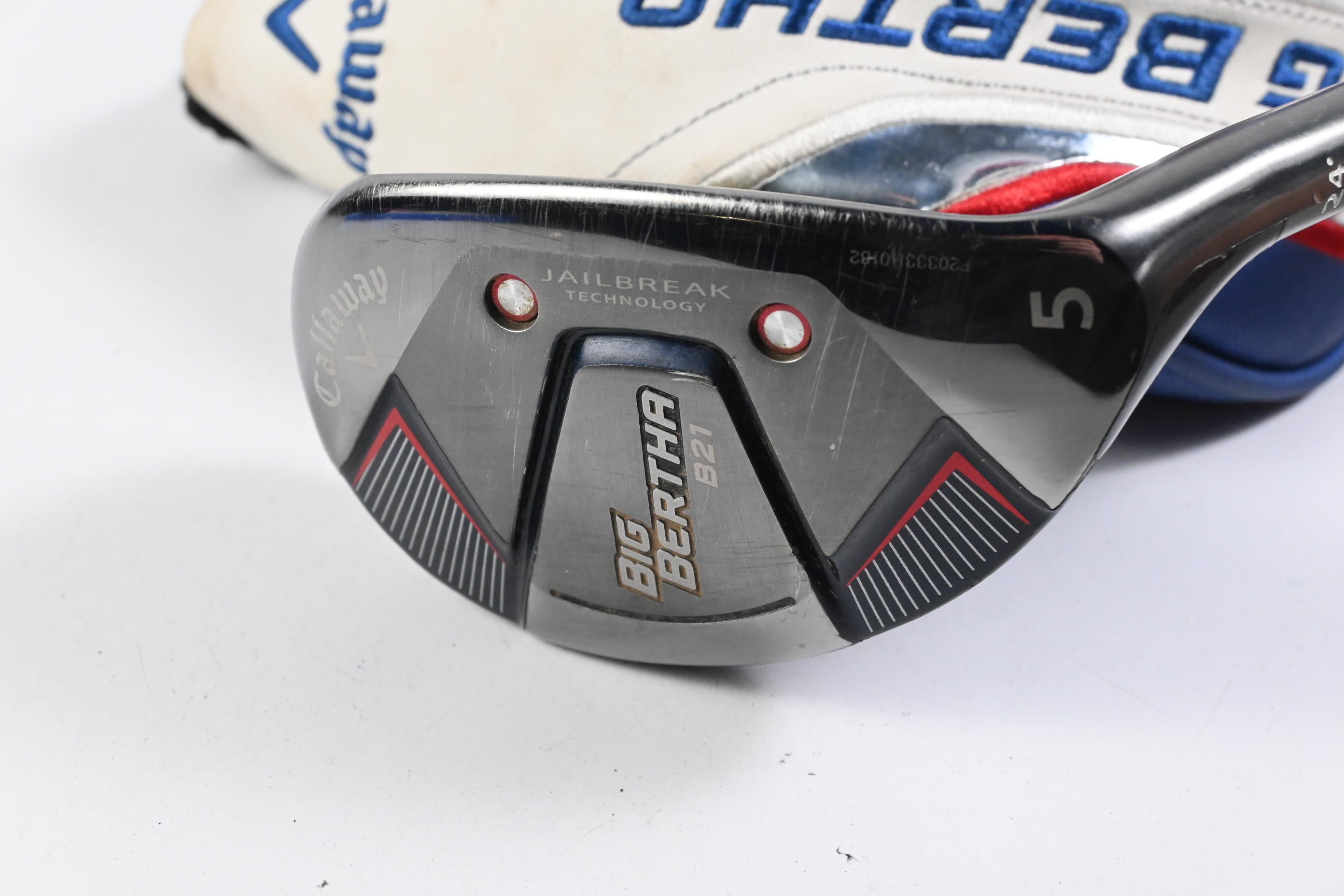 Callaway Big Bertha B21 #5 Hybrid / 24 Degree / Stiff Flex Callaway RCH 65 Shaft