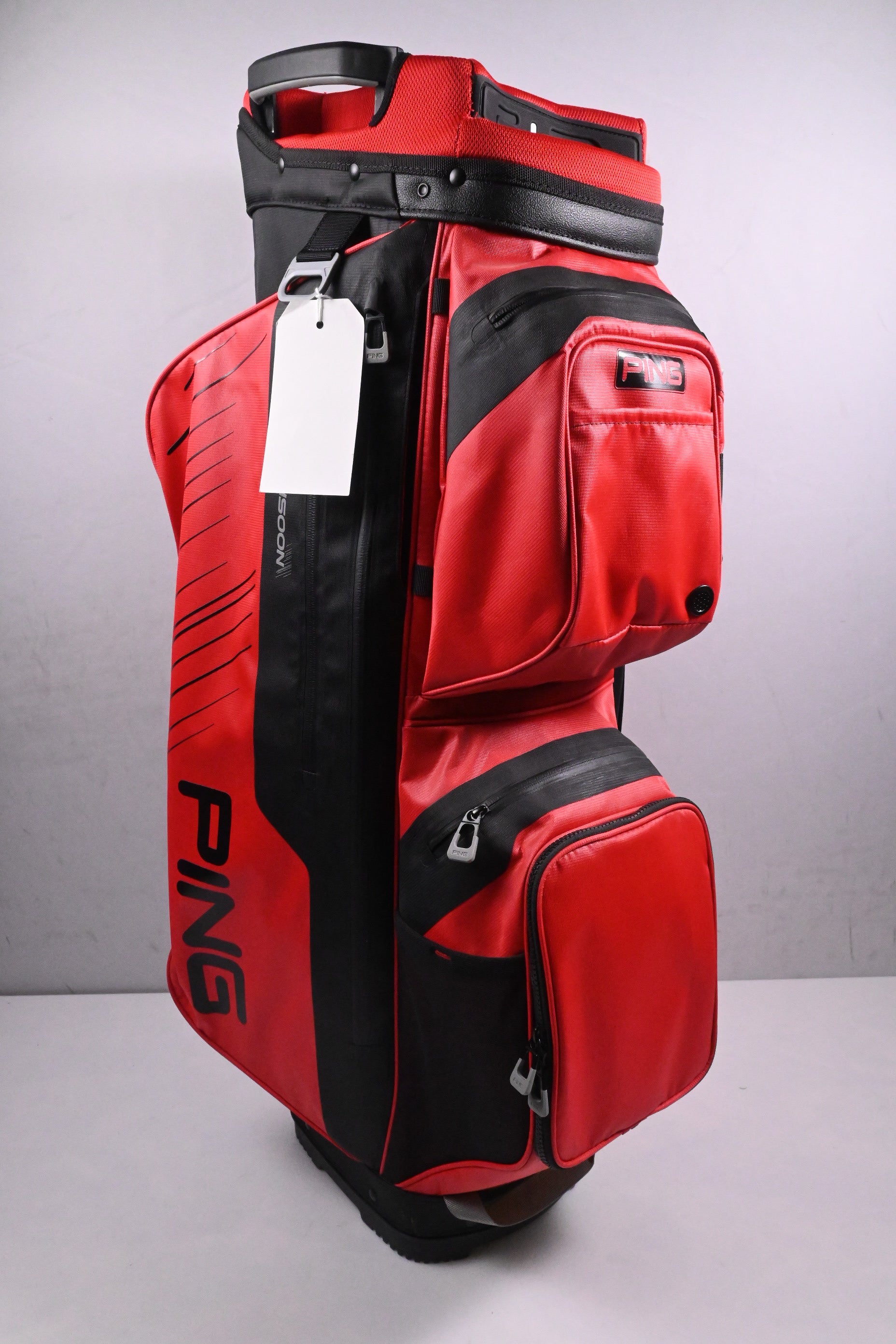 Ping Pioneer Monsoon Cart Bag / 15-Way Divider / Red, Black