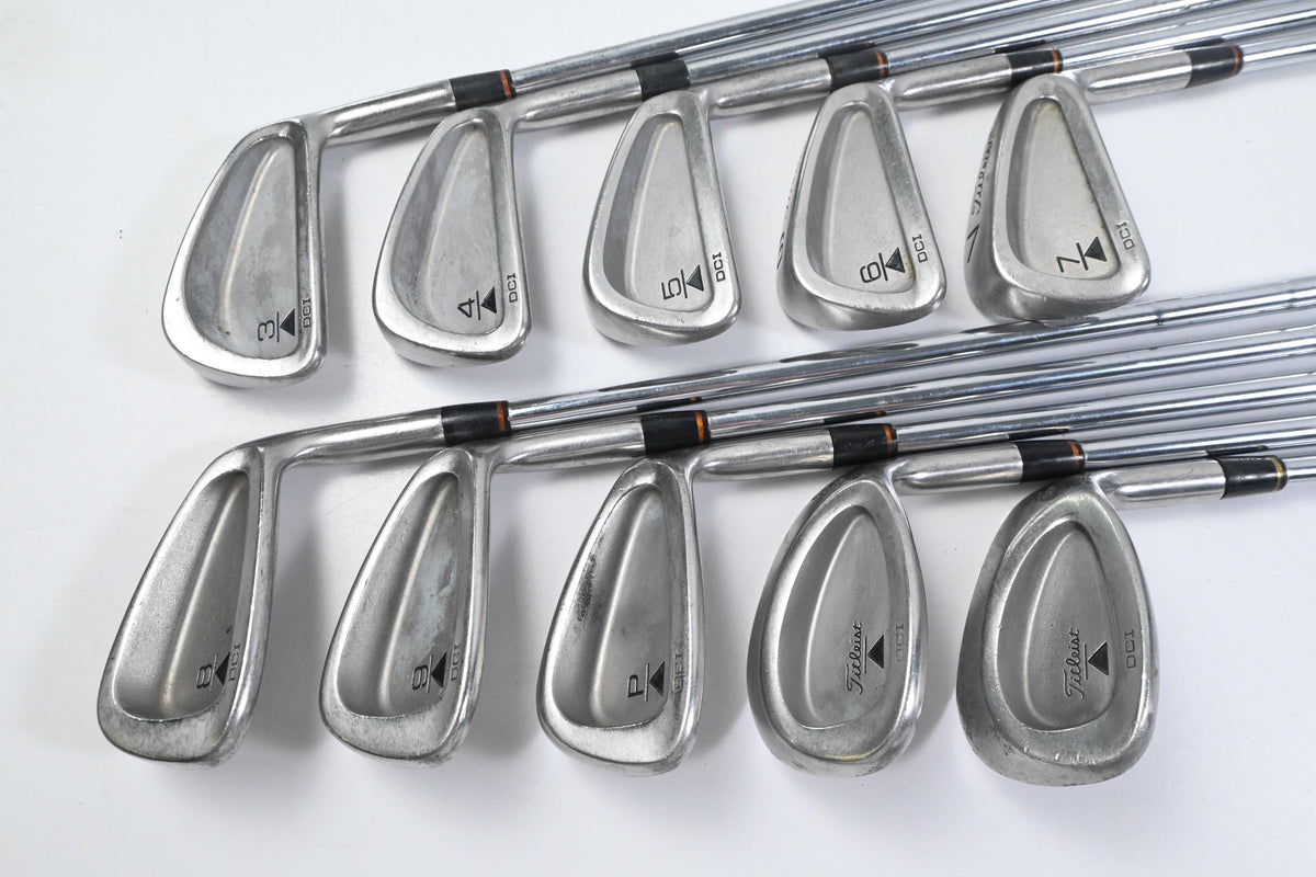 Titleist DCI Black Irons / 3-PW+SW+LW / Regular Flex Tri Spec Shafts