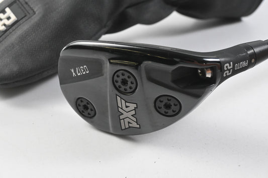 PXG 0317 X Prototype #4 Hybrid / 22 Degree / Stiff Flex Hzrdus Smoke Black RDX 80