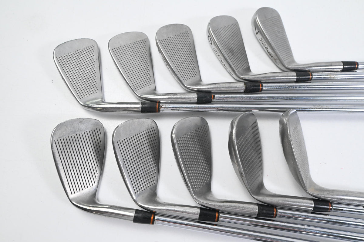 Titleist DCI Black Irons / 3-PW+SW+LW / Regular Flex Tri Spec Shafts