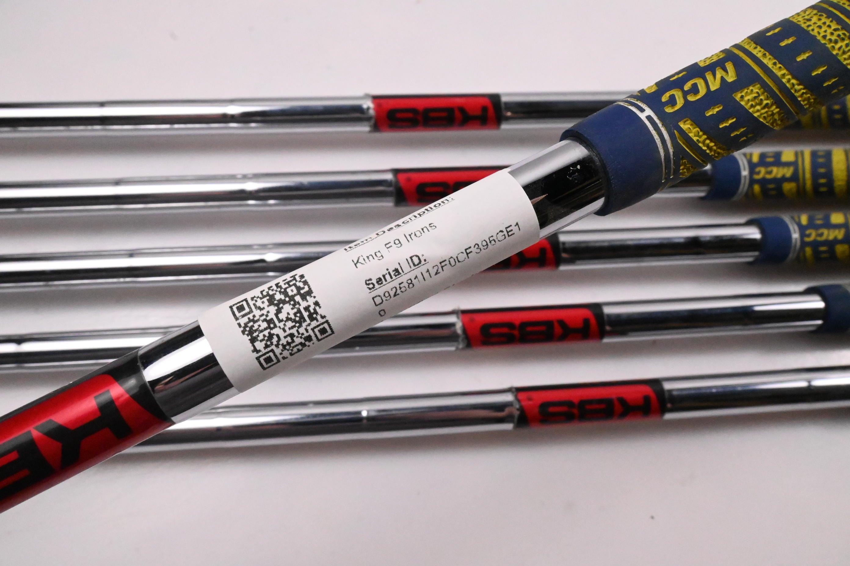 Cobra King F9 Irons / 5-PW / Regular Flex KBS Tour 90 Shafts