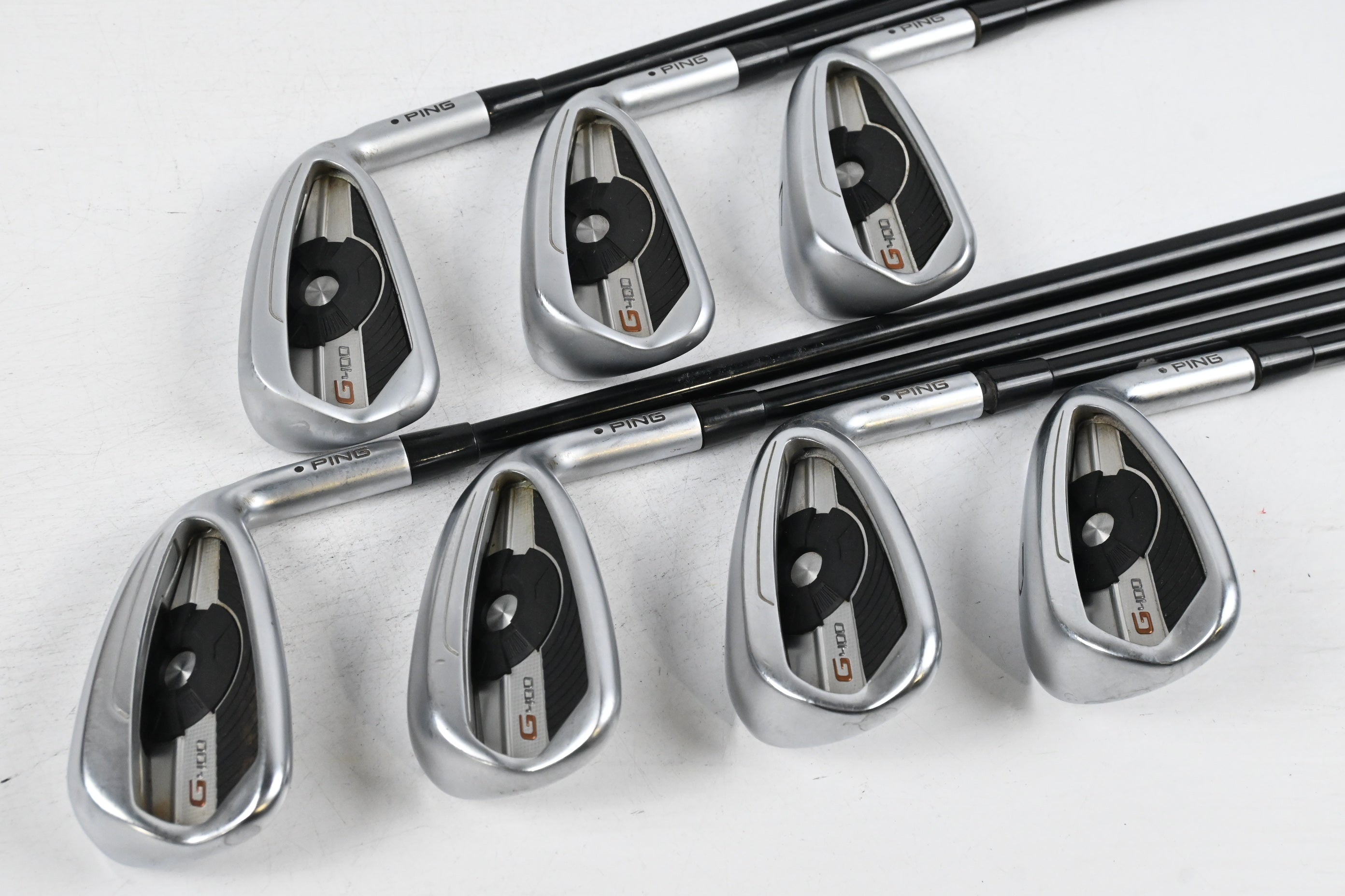 Ping G400 Irons / 5-PW+GW / Black Dot / Regular Flex Ping Alta CB AWT Shafts