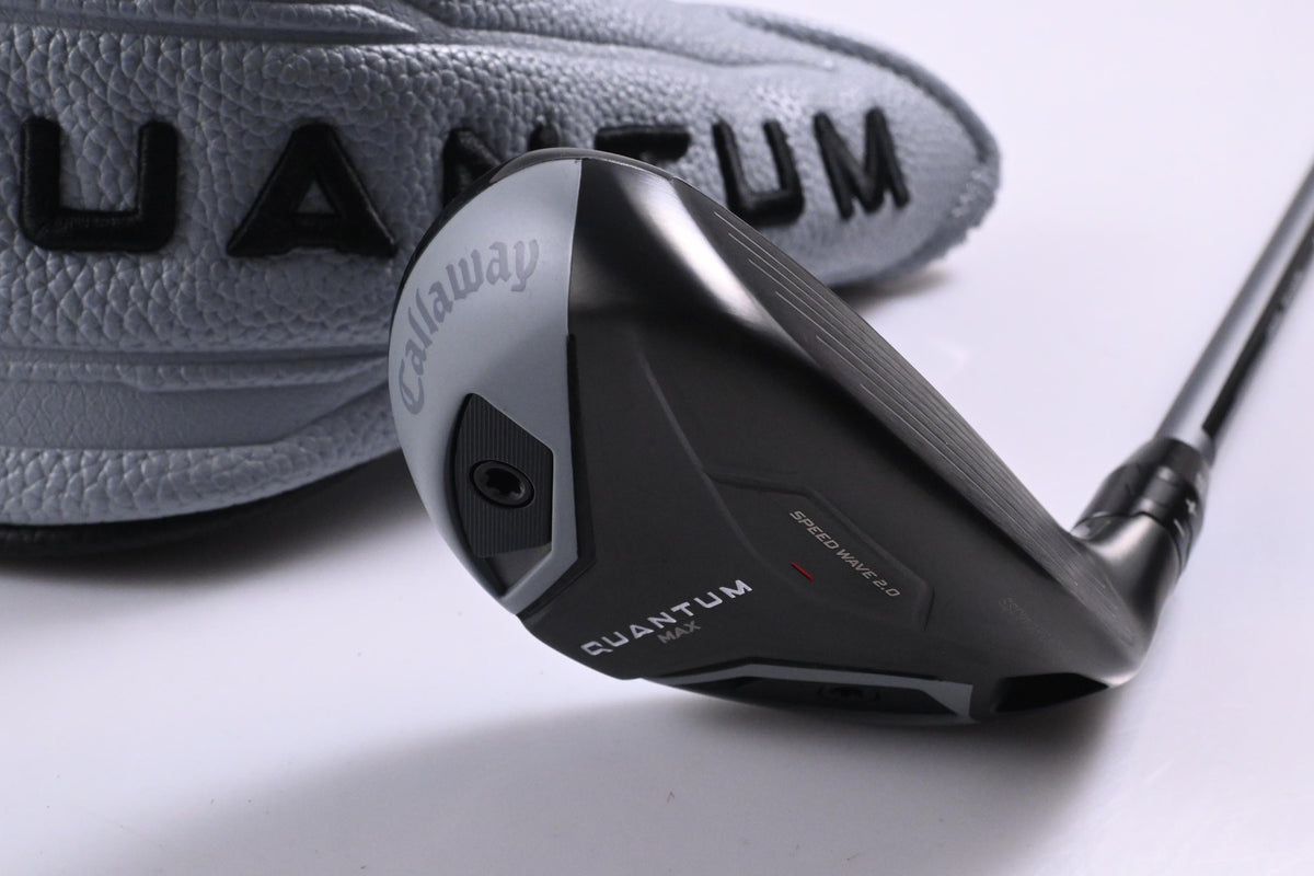 Callaway Quantum Max #5 Hybrid / 24 Degree / Regular Flex Denali Frost Silver 60