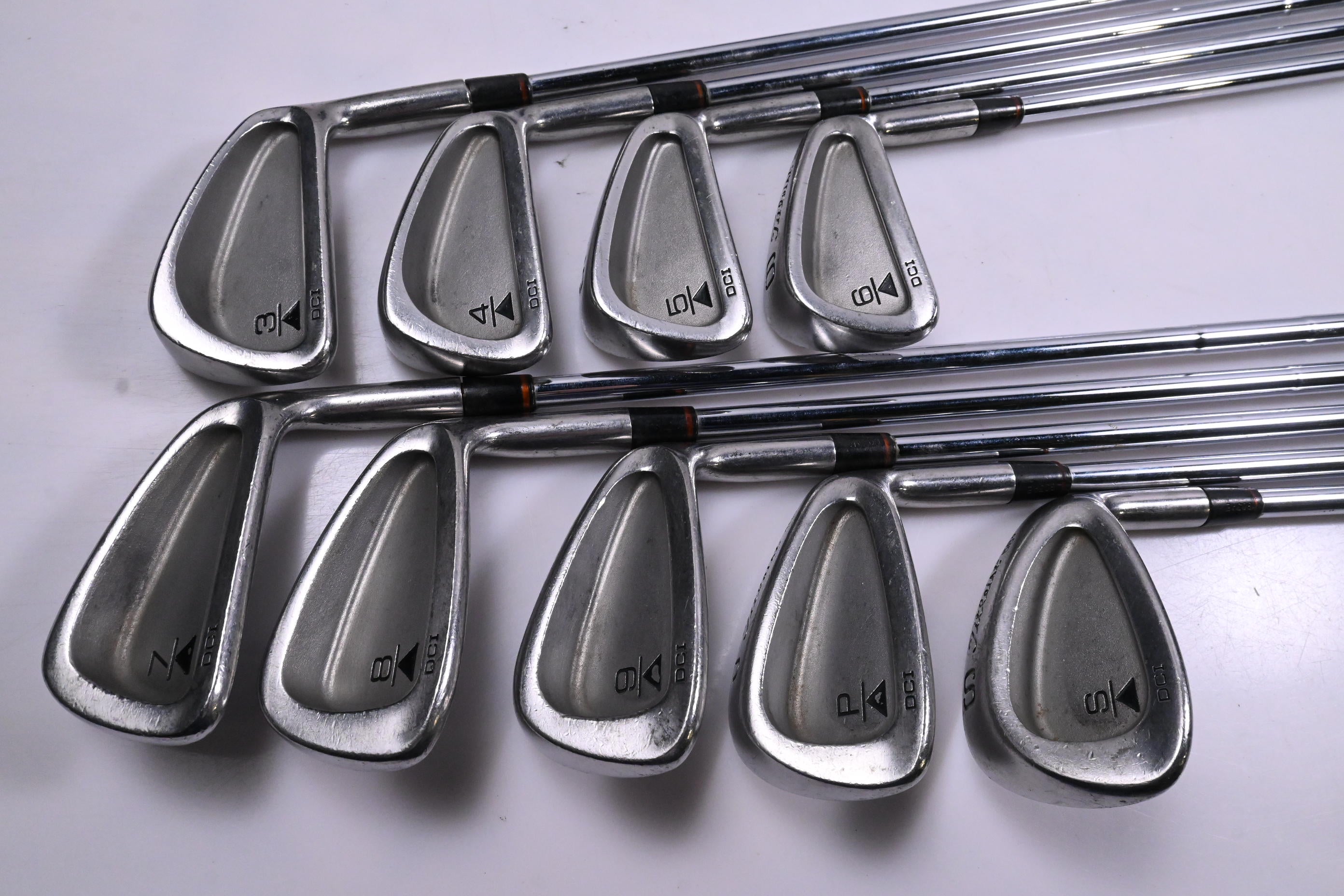 Titleist DCI Black Irons / 3-PW+SW / Regular Flex Titleist MS 309 Shafts
