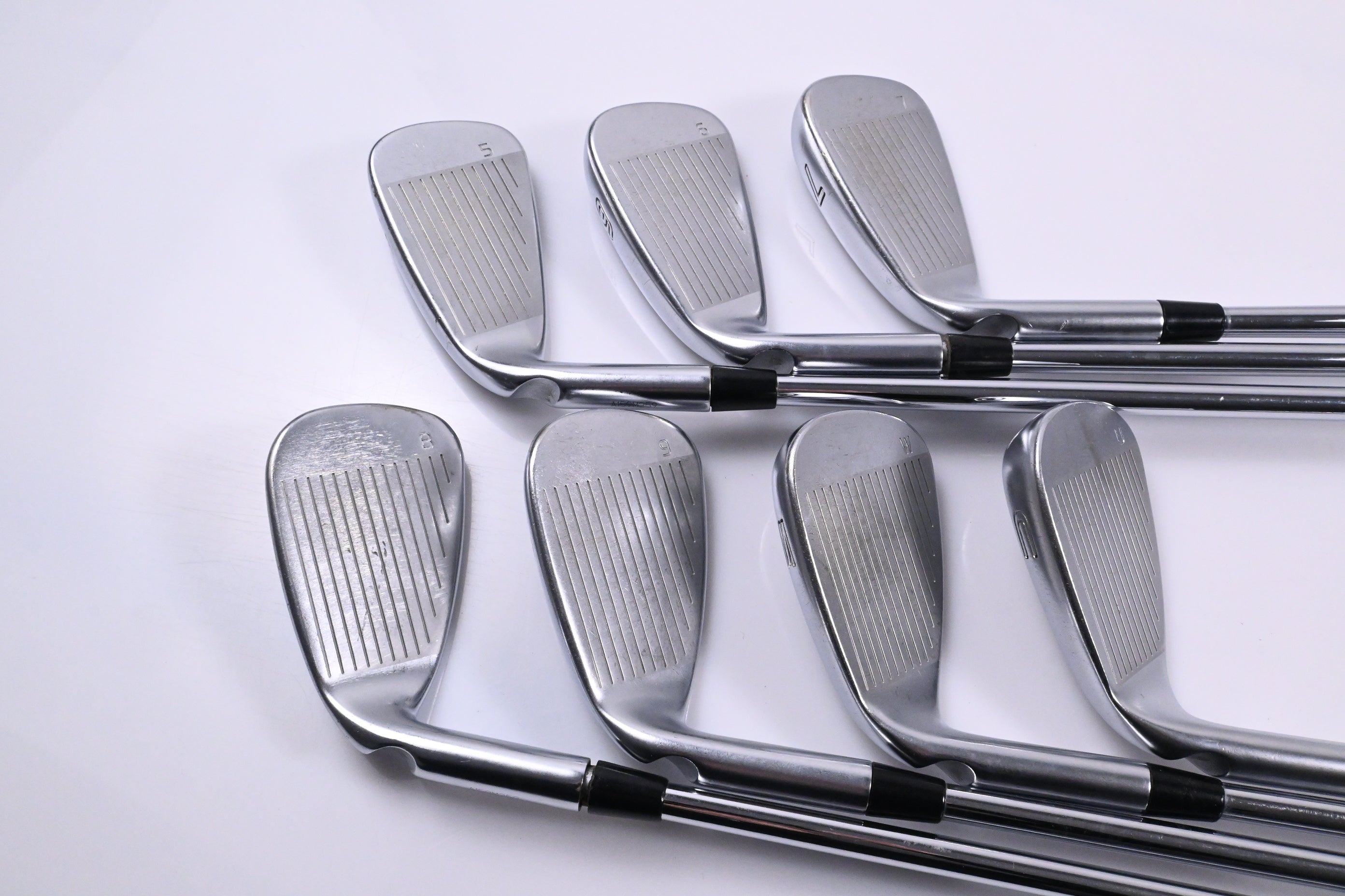 Ping G425 Irons / 5-PW+GW / Black Dot / Stiff Flex Ping AWT 2.0 Shafts
