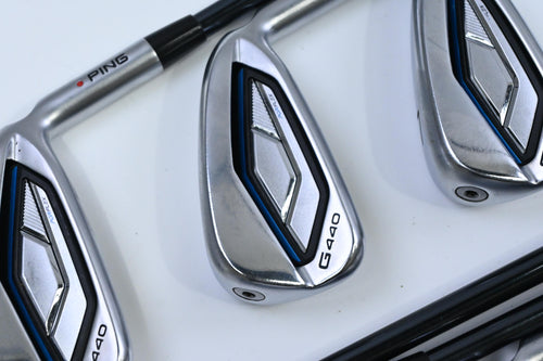 Ping G440 Irons / 5-PW+UW / Red Dot / Regular Flex UST Recoil Dart 75 Shaft
