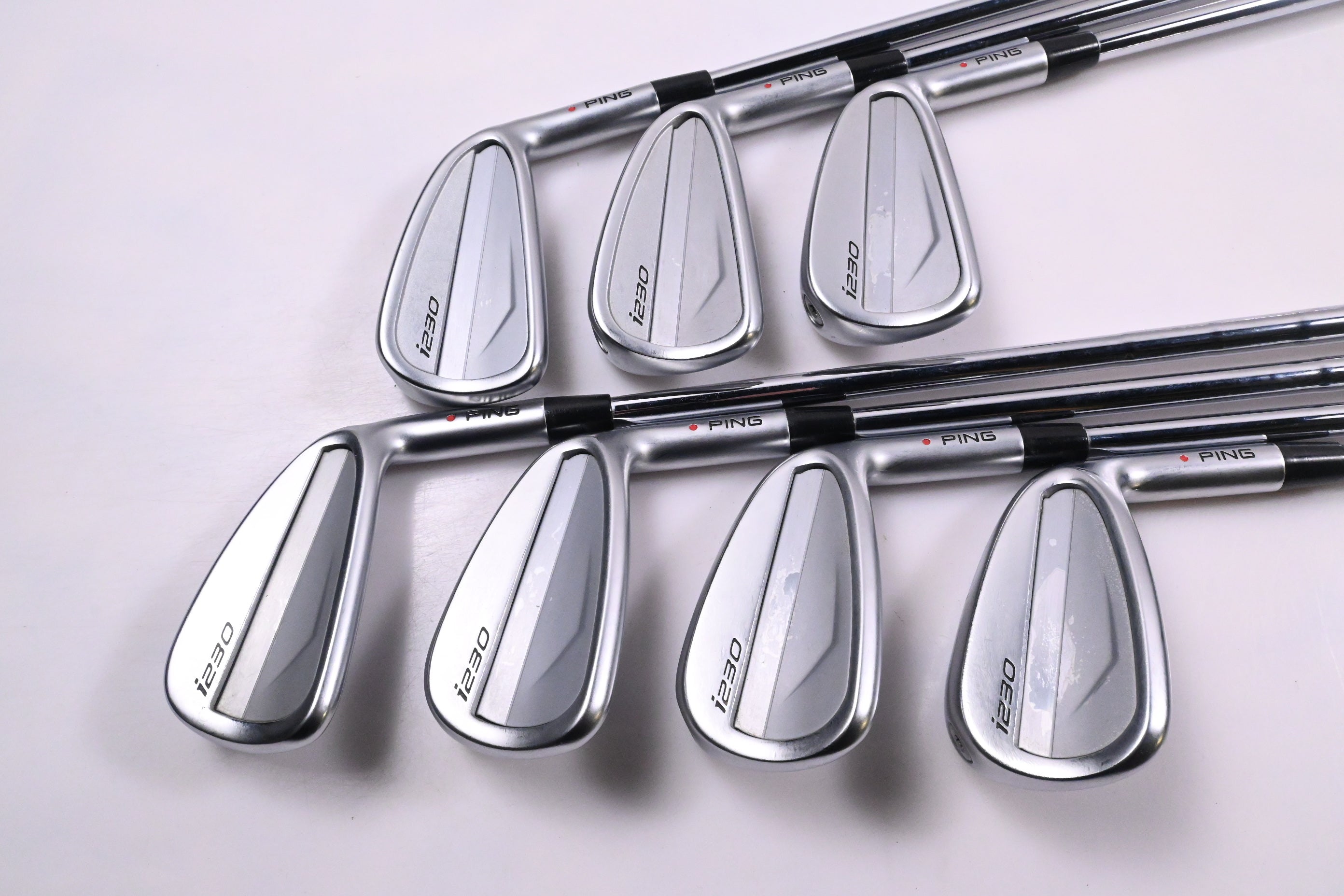 Ping i230 Irons / 4-PW / Red Dot / X-Flex N.S.Pro Modus3 Tour 105 Shafts