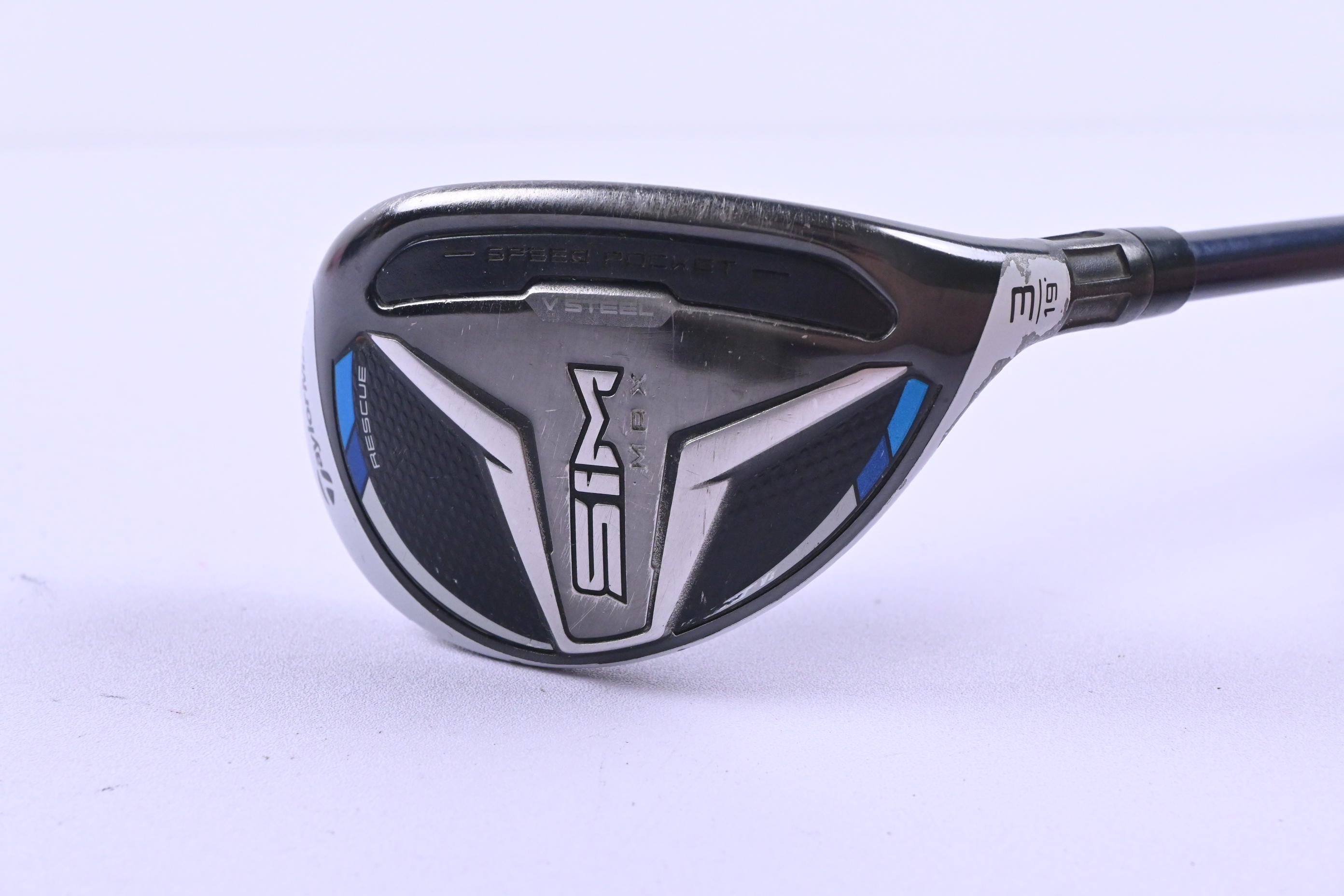 Taylormade SIM Max #3 Hybrid / 19 Degree / Stiff Flex Fujikura Ventus Blue 7