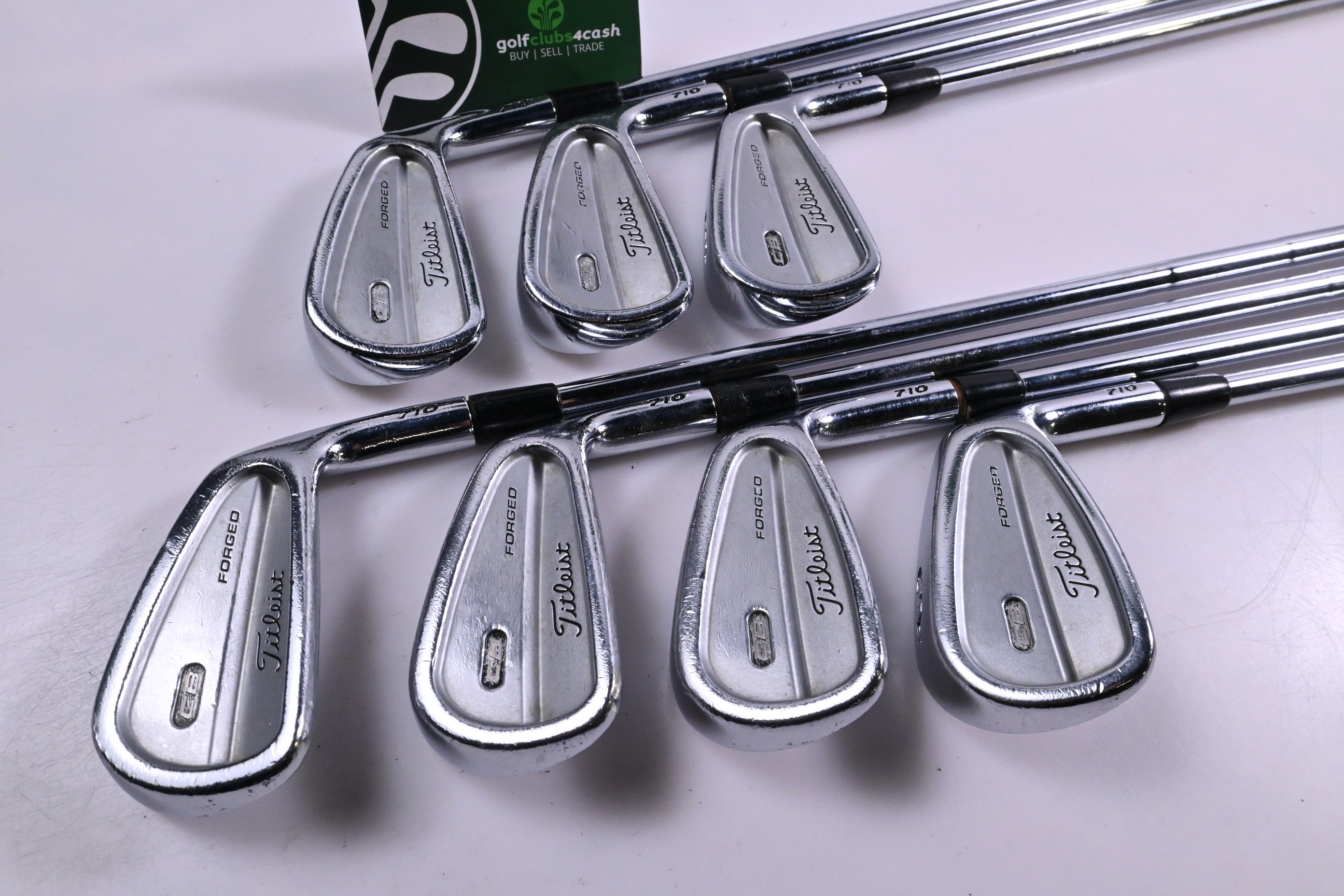 Titleist CB 710 Irons / 3-9i / Stiff Flex Dynamic Gold S300 Shafts