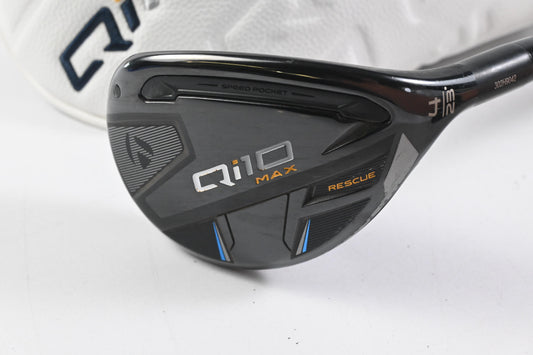 Taylormade Qi10 Max #4 Hybrid / 23 Degree / Regular Flex Speeder NX 50 Shaft