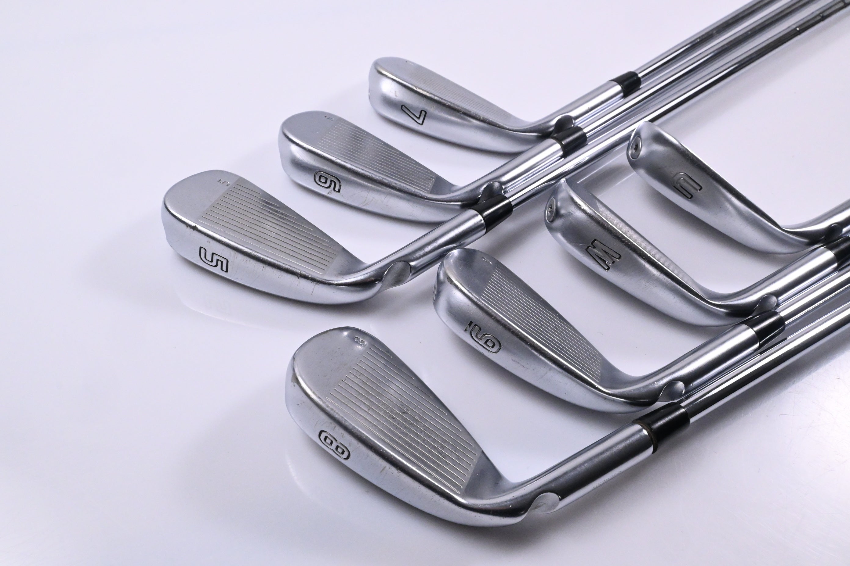 Ping G425 Irons / 5-PW+GW / Black Dot / Stiff Flex Ping AWT 2.0 Shafts