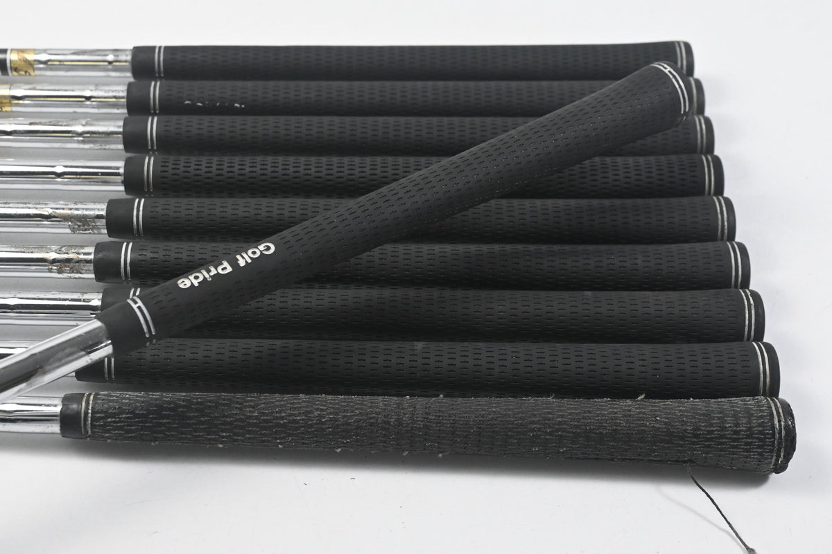 Titleist DCI Black Irons / 3-PW+SW+LW / Regular Flex Tri Spec Shafts