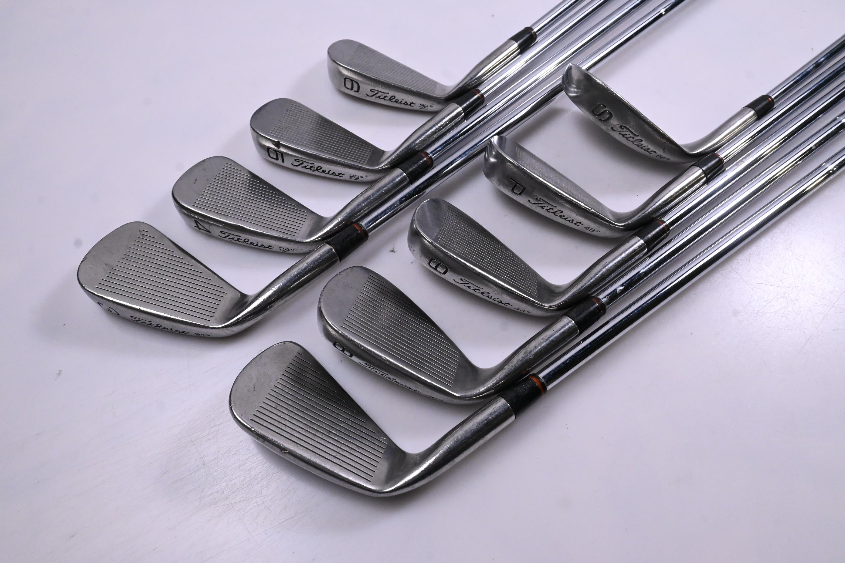Titleist DCI Black Irons / 3-PW+SW / Regular Flex Titleist MS 309 Shafts