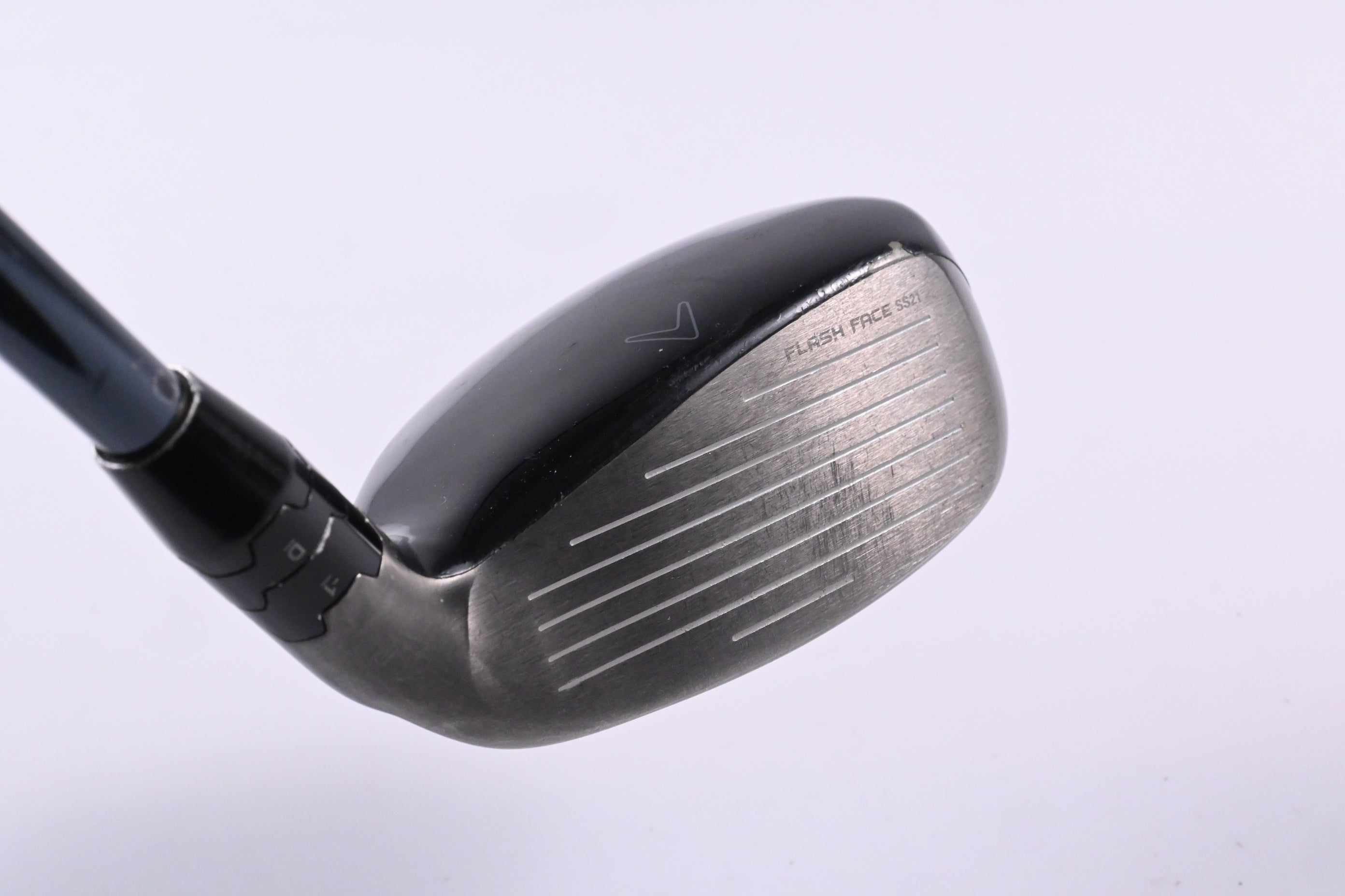 Left Hand Callaway Apex 21 #5 Hybrid / 24 Degree / Regular Flex Recoil Dart 75