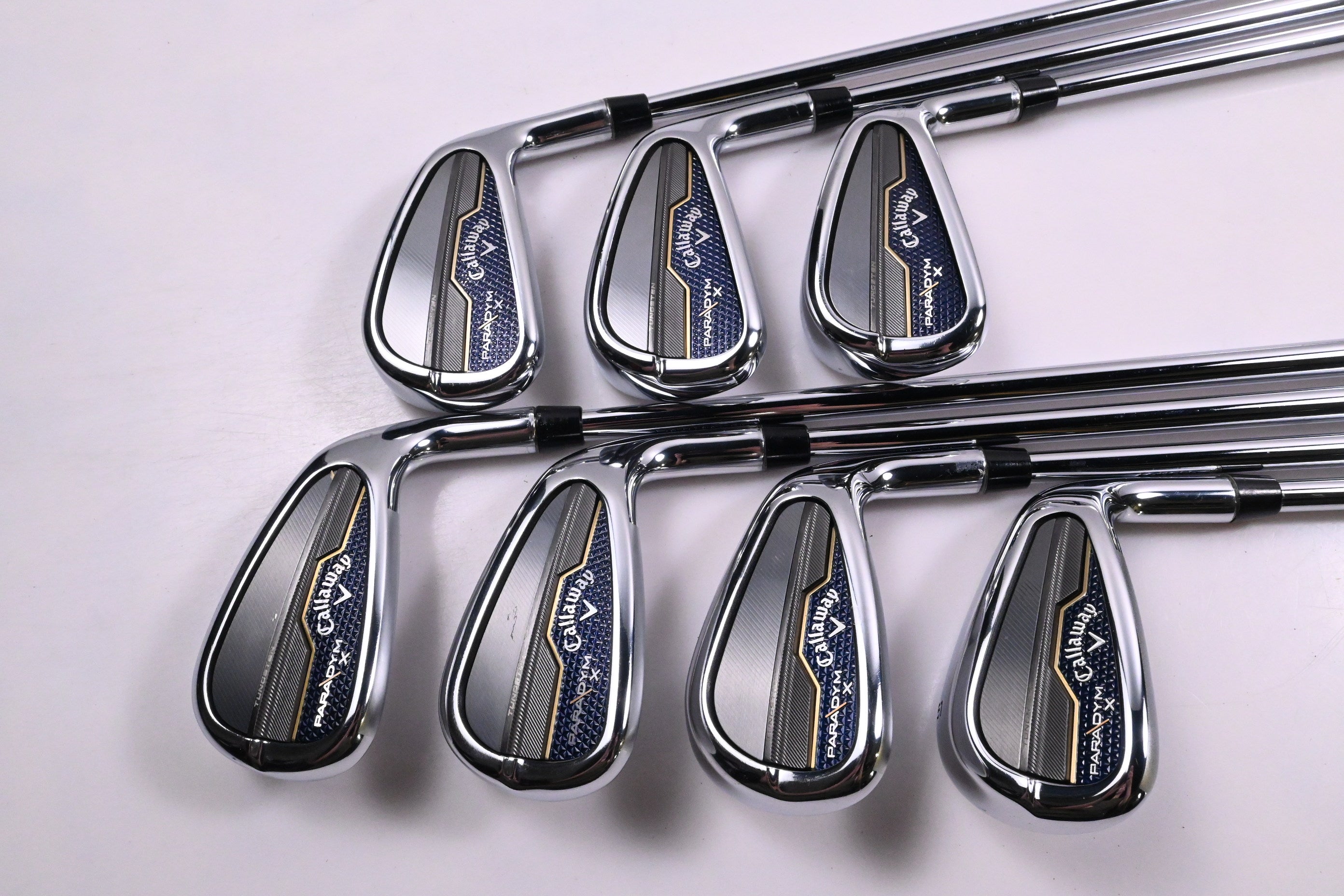 Callaway Paradym X Irons / 5-PW+51° / Stiff Flex Project X Shafts