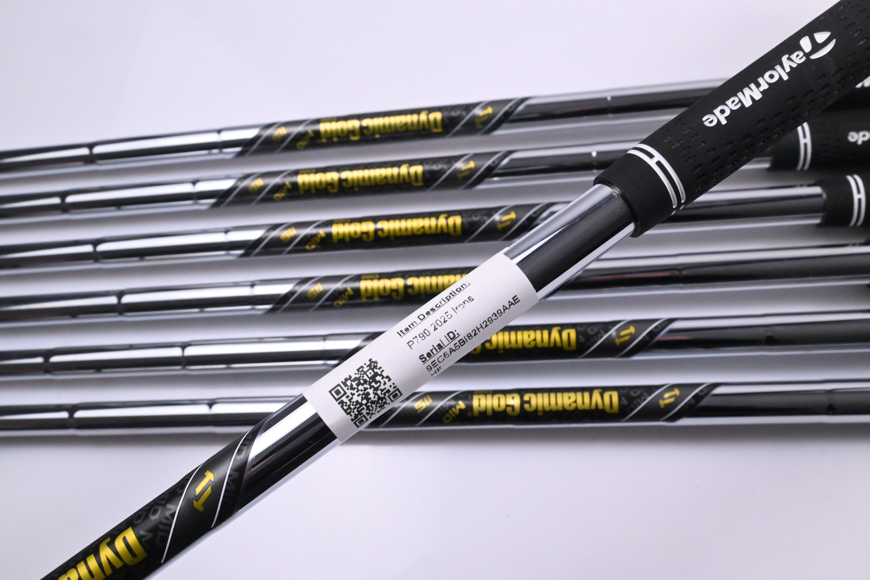 Taylormade P790 2025 Irons / 4-PW / Stiff Flex Dynamic Gold MID 115 S300 Shafts
