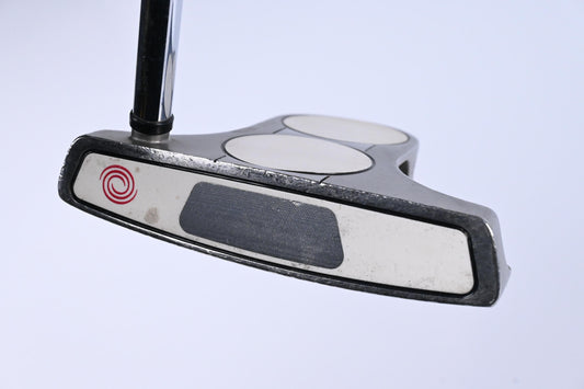 Left Hand Odyssey White Steel 2-Ball Blade Putter / 35 Inch