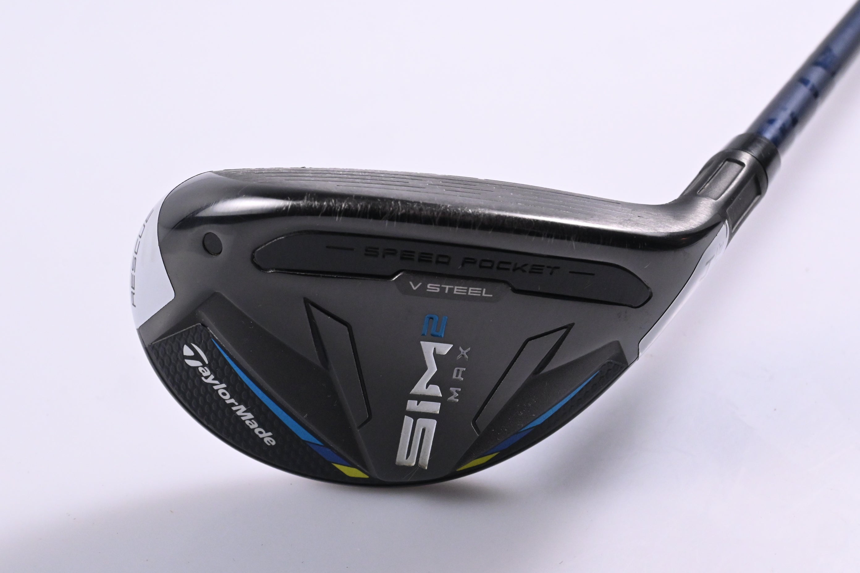 Taylormade SIM2 Max #4 Hybrid / 22 Degree / Regular Flex Ventus Blue 6 Shaft