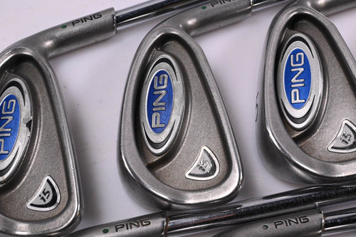 Ping i5 Irons / 3-PW / Green Dot / Regular Flex Steel Shafts