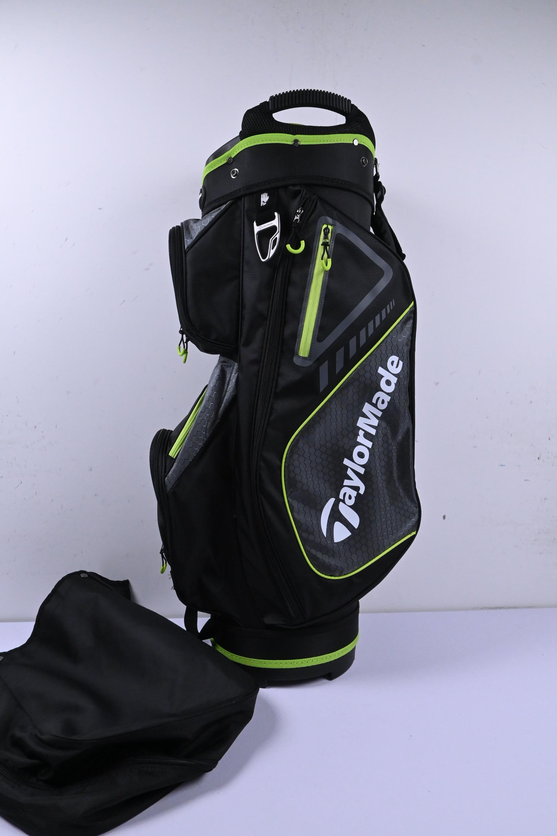 Taylormade Cart Bag / 14-Way Divider / Black, Grey & Green