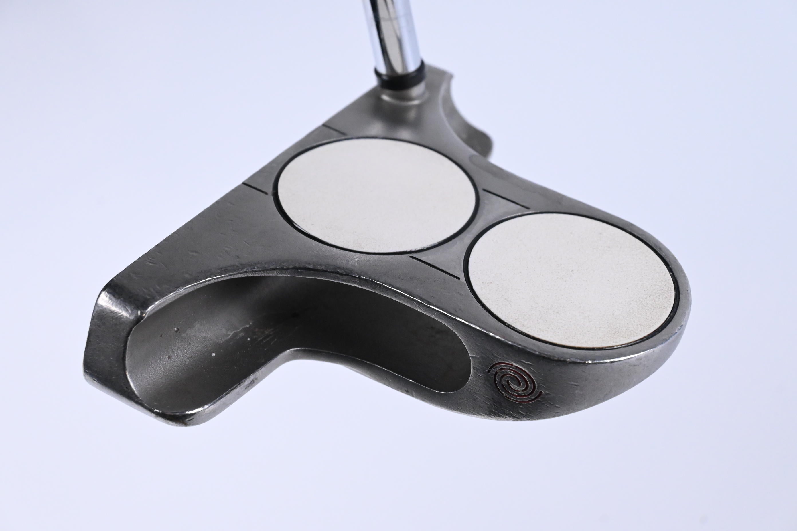 Left Hand Odyssey White Steel 2-Ball Blade Putter / 35 Inch