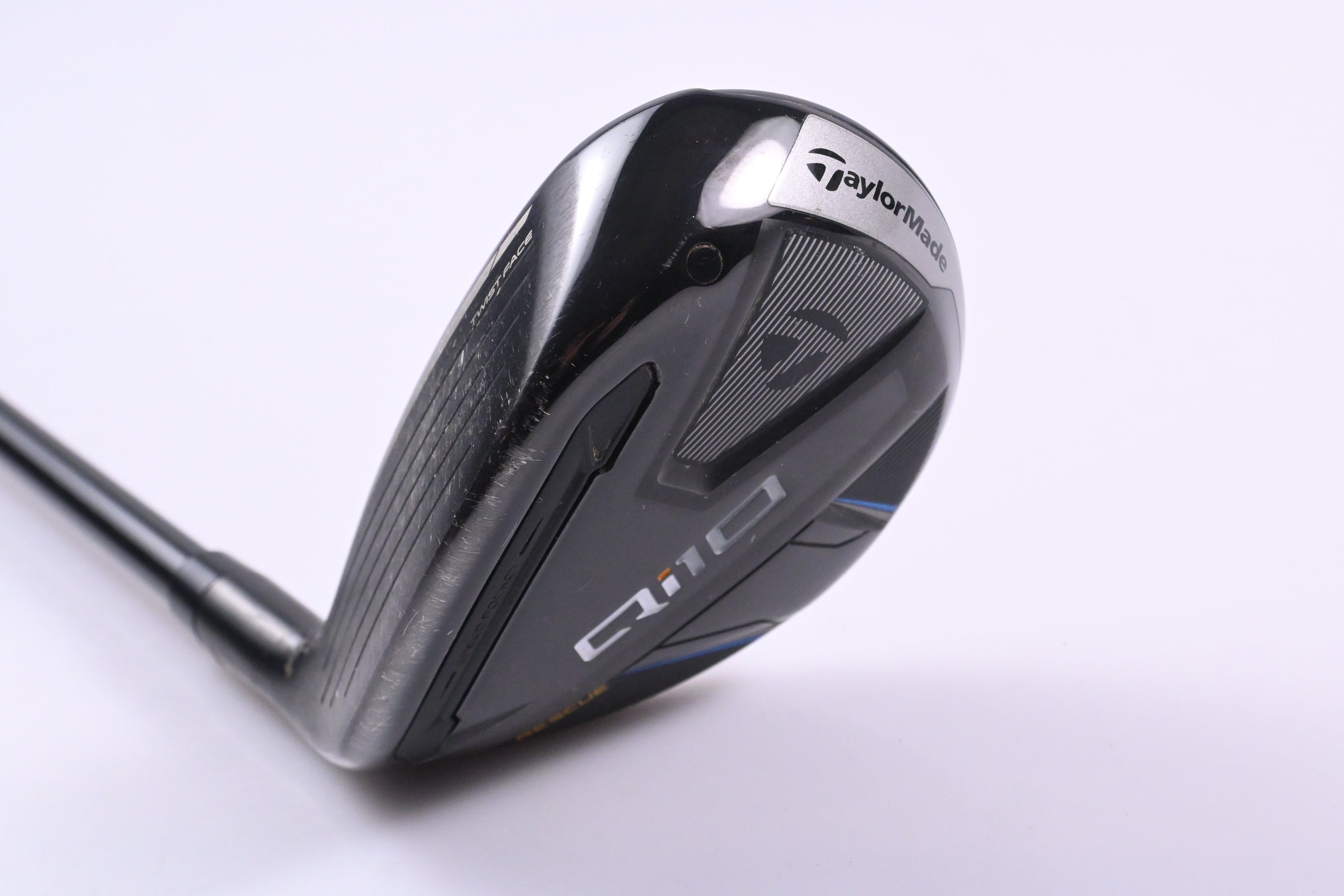 Left Hand Taylormade Qi10 #4 Hybrid / 22 Degree / Regular Flex Ventus TR Blue 6