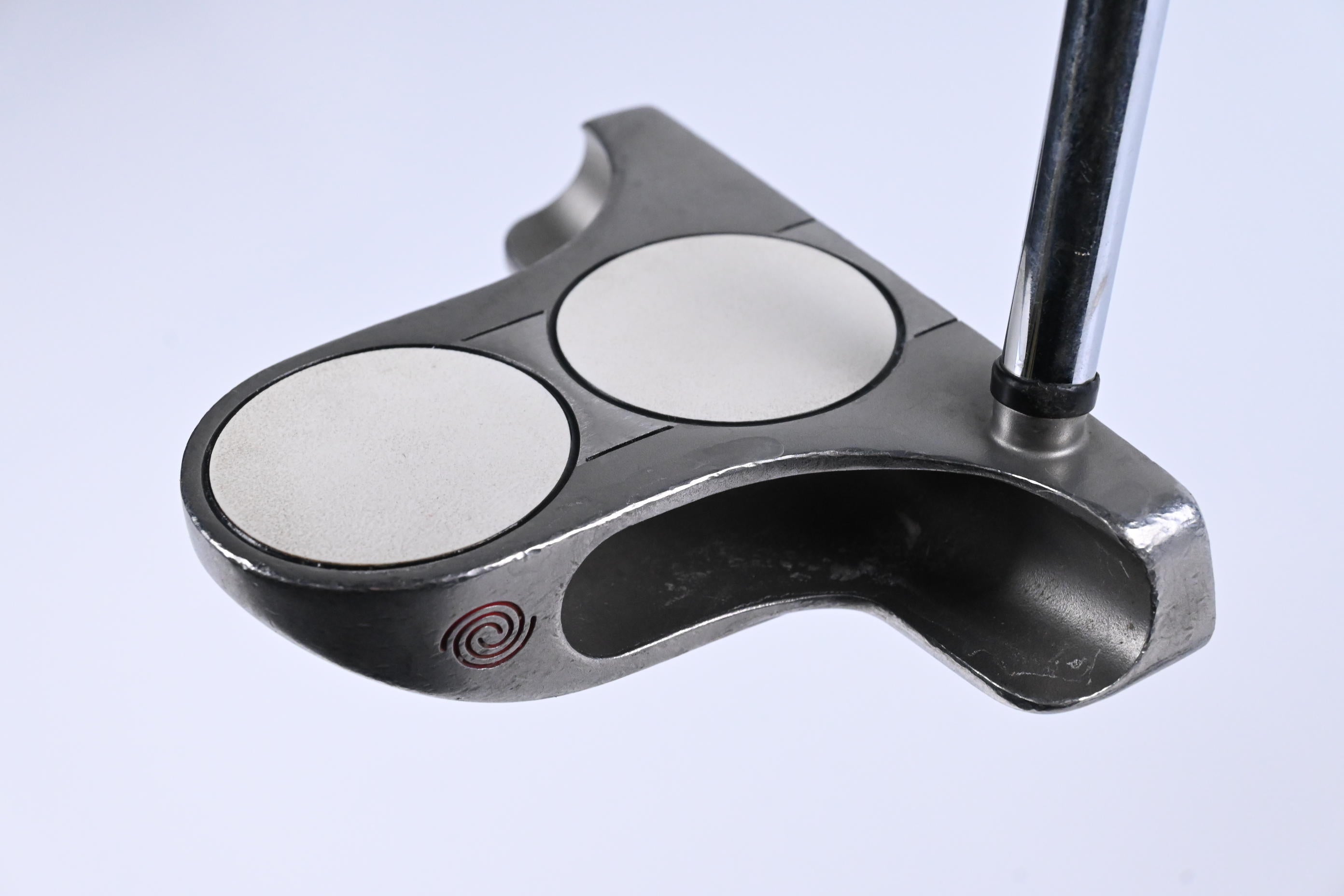 Left Hand Odyssey White Steel 2-Ball Blade Putter / 35 Inch