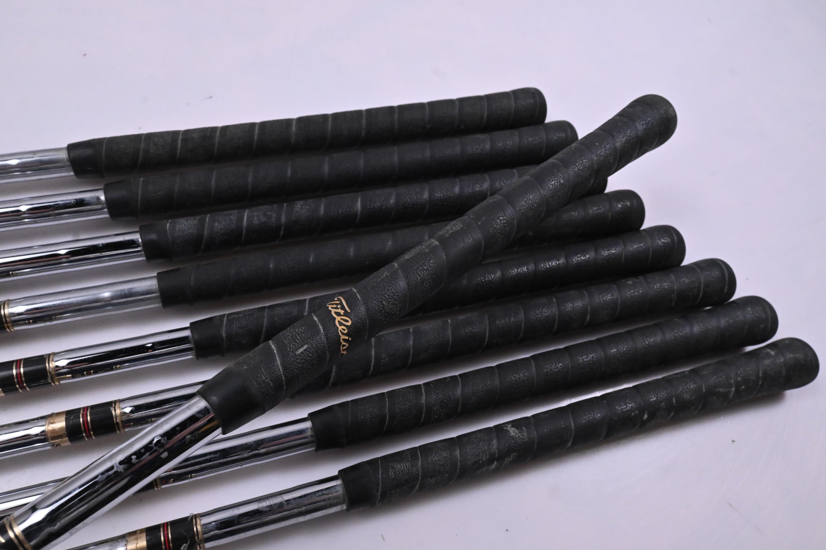 Titleist DCI Black Irons / 3-PW+SW / Regular Flex Titleist MS 309 Shafts