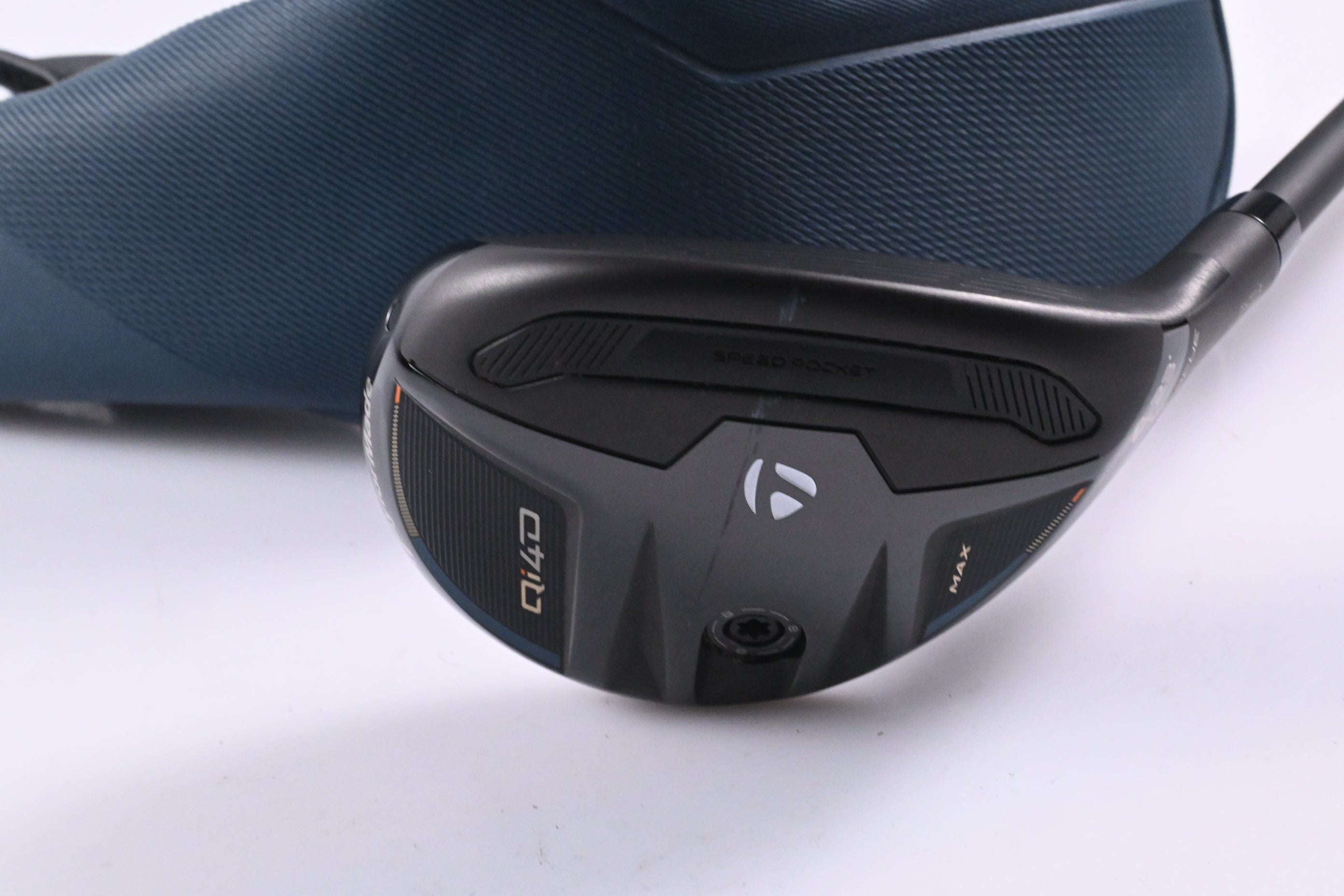 Taylormade Qi4D Max #4 Hybrid / 23 Degree / Regular Flex REAX By KBS 50 Shaft