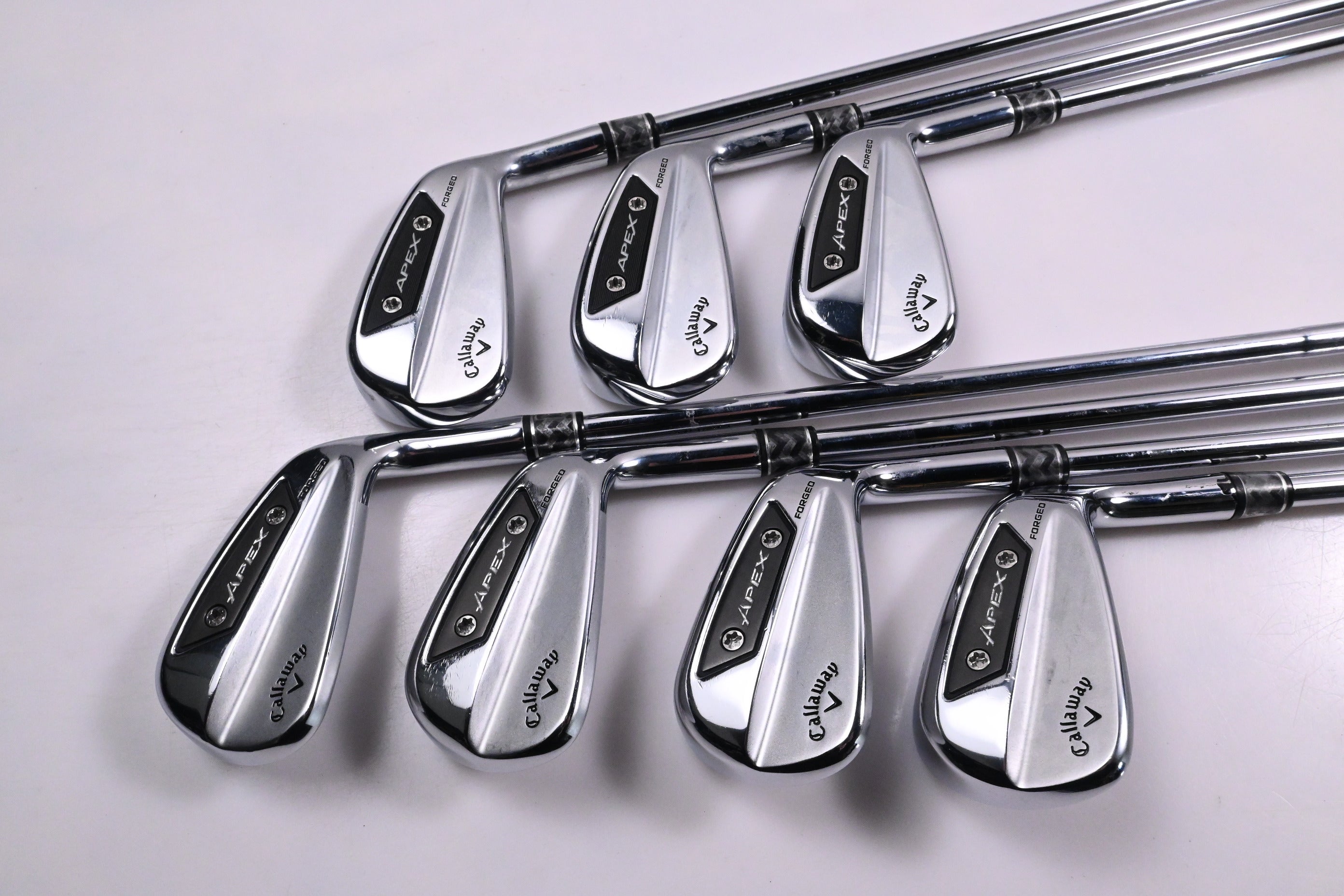 Callaway Apex Ai150 Irons / 4-PW / Stiff Flex Elevate 95 Shafts