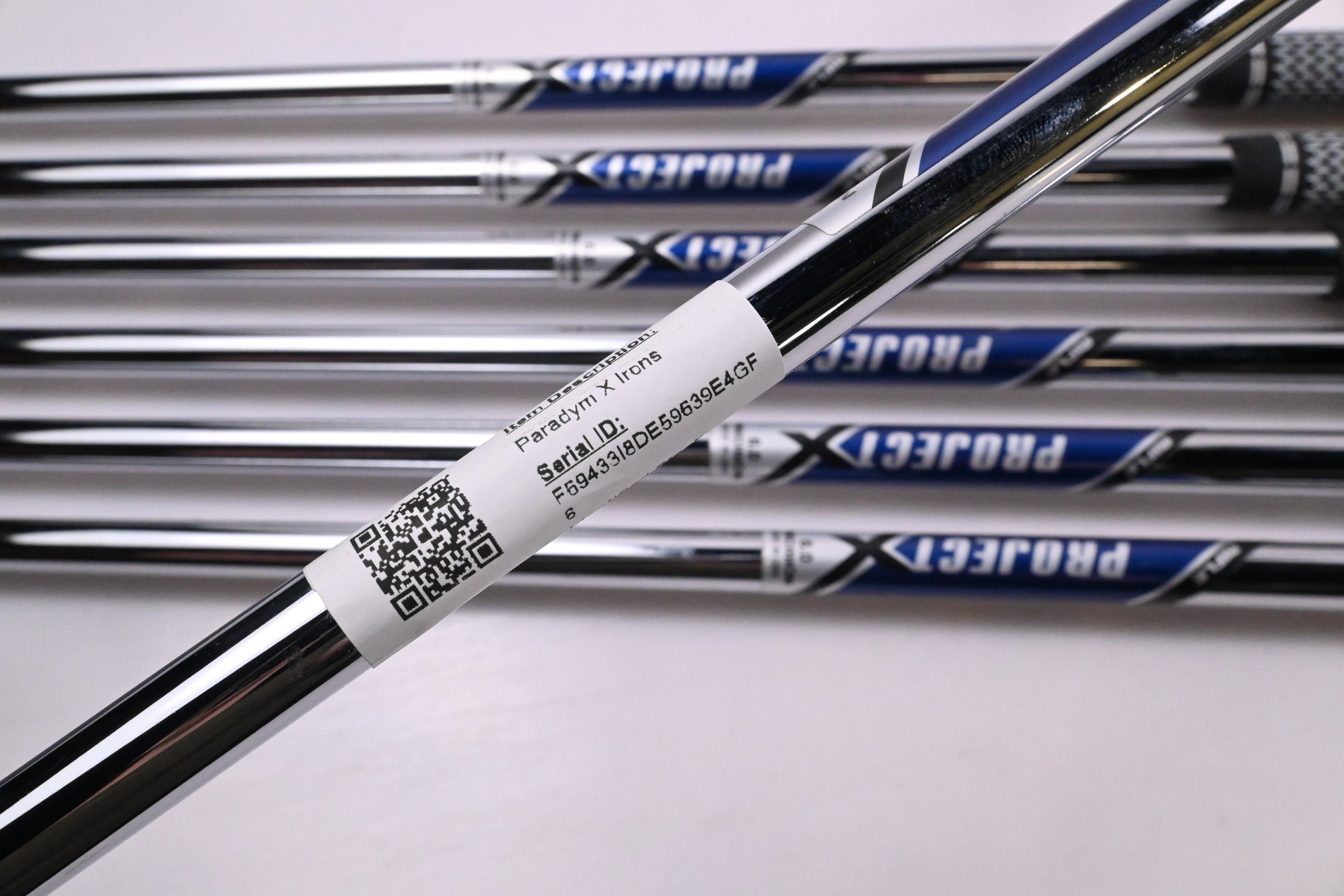 Callaway Paradym X Irons / 5-PW+51° / Stiff Flex Project X Shafts