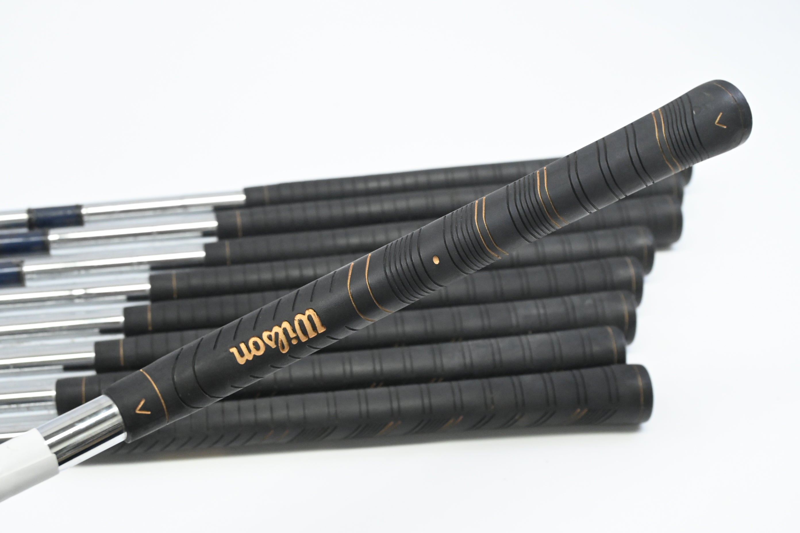 Left Hand Wilson ProStaff Oversize Irons / 3-PW+SW / Stiff Flex Prostaff Shaft
