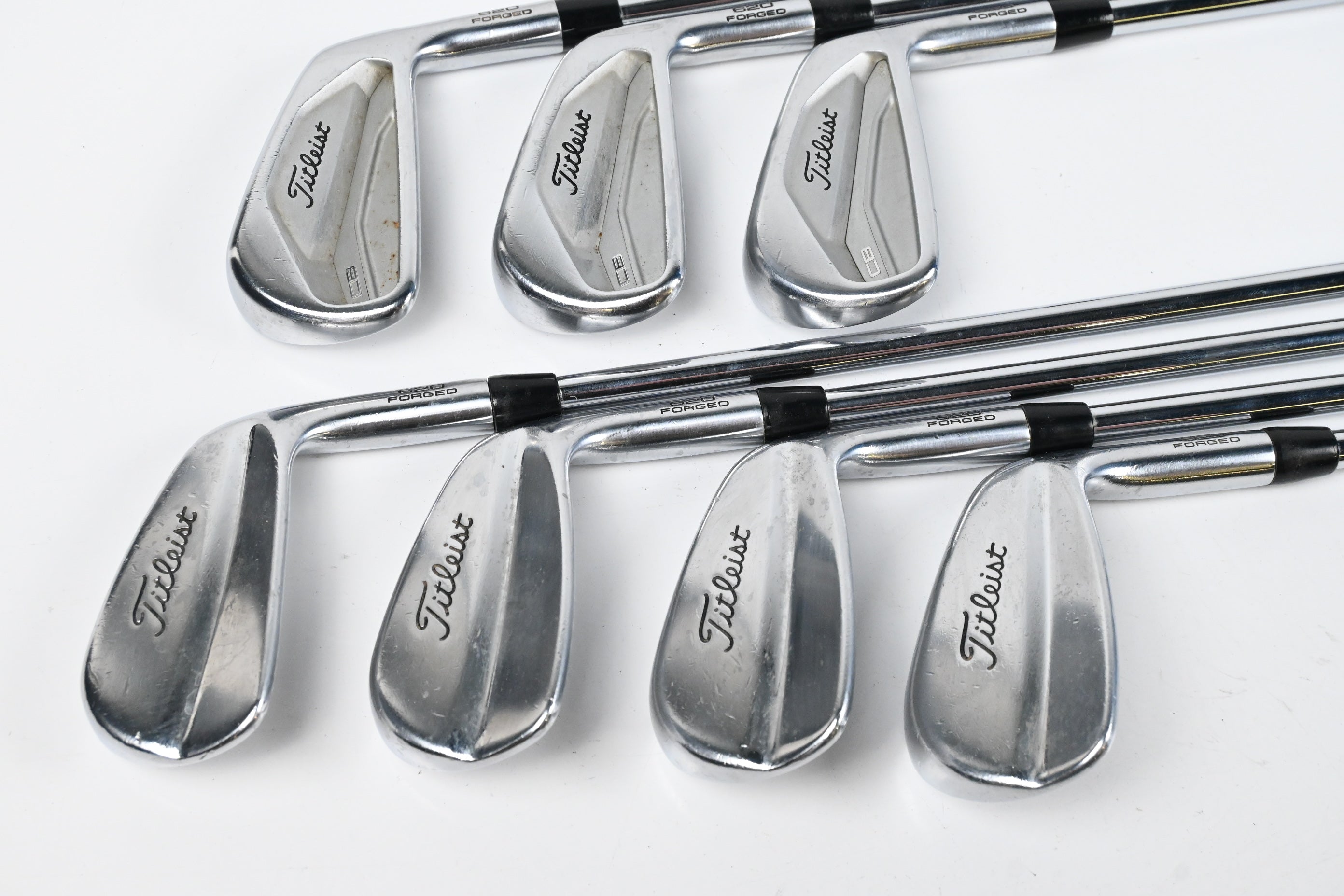 Titleist MB 620 Irons / 4-PW / Stiff Flex AMT Black S300 Shafts