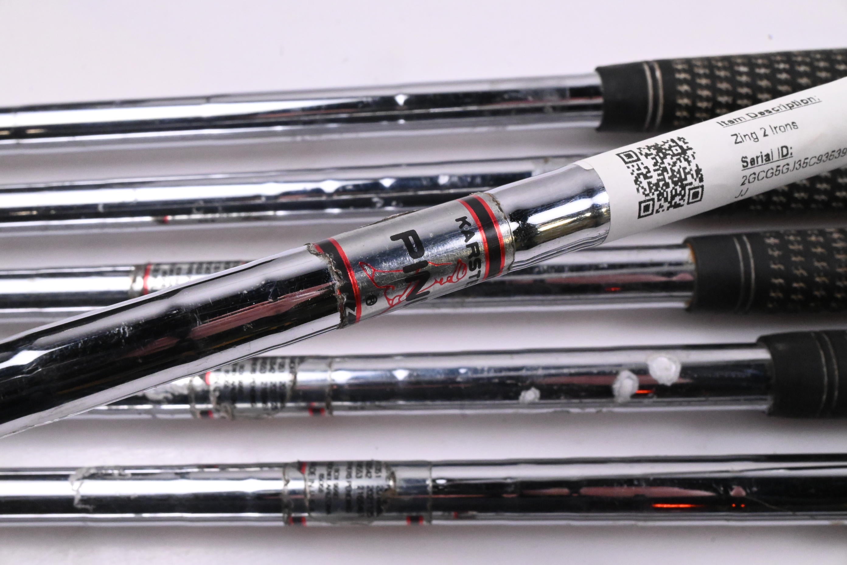 Ping Karsten Zing 2 Irons / 4-PW / Black Dot / Stiff Flex Ping JZ Shafts