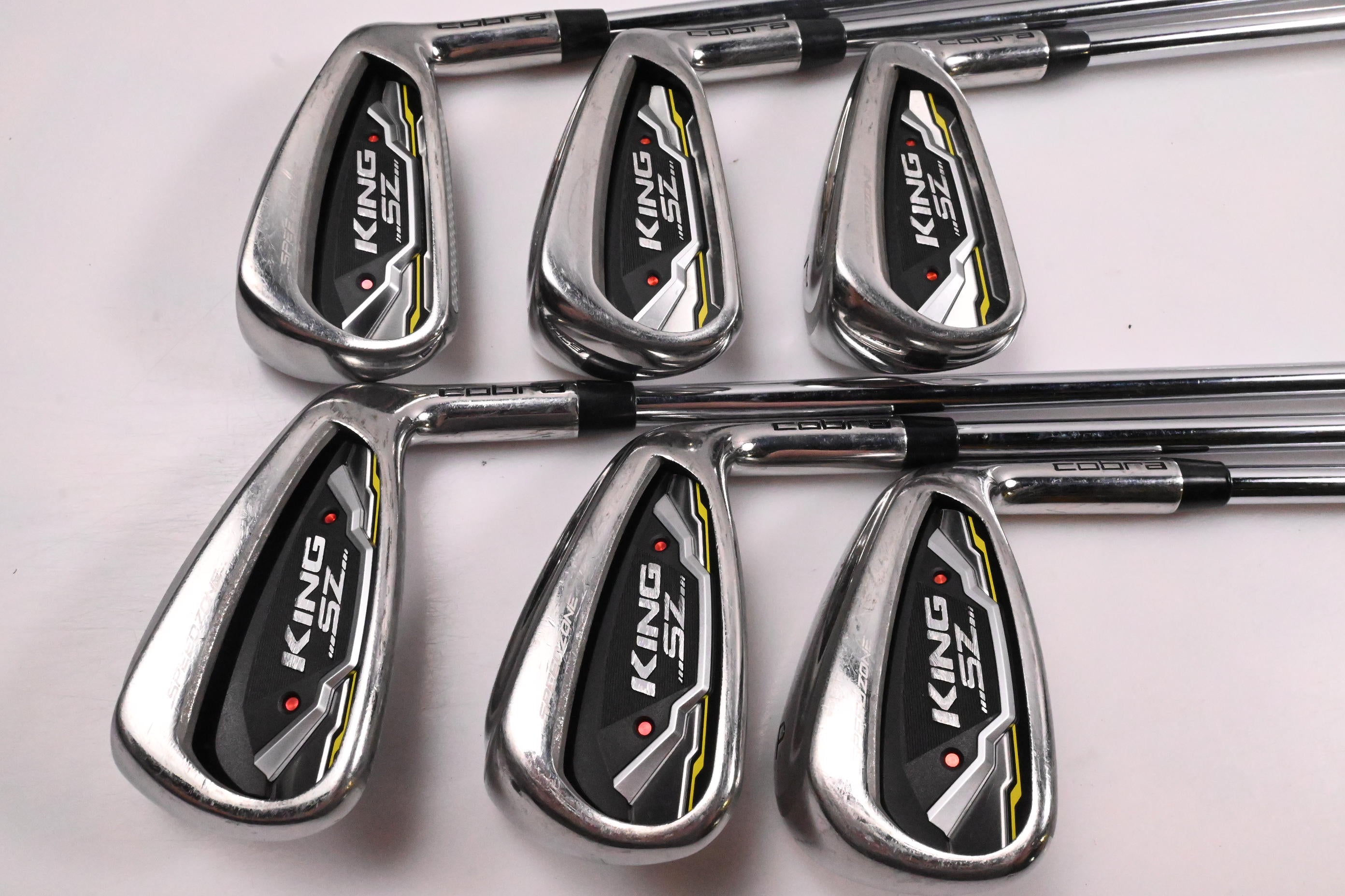 Cobra King Speedzone Irons / 5-PW / Regular Flex Cobra Shafts