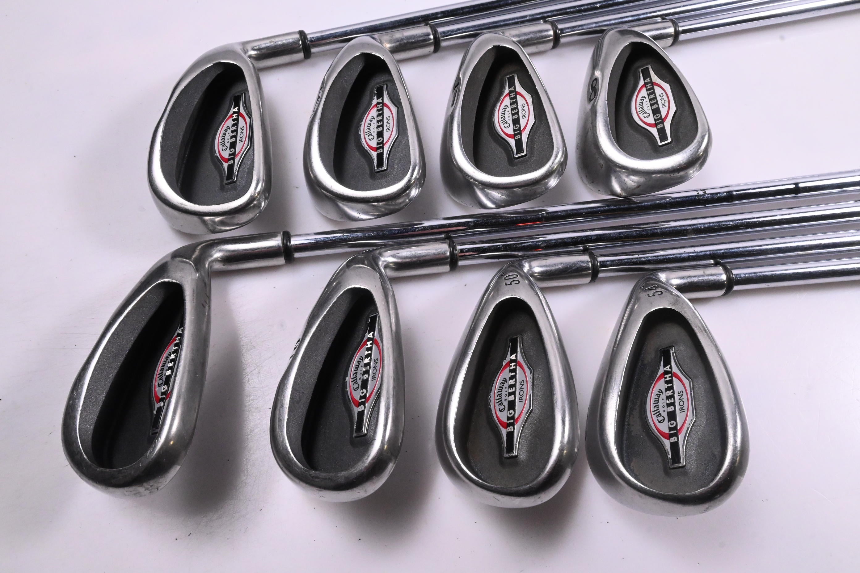 Callaway Big Bertha 2002 Irons / 5-10i+GW+SW / Uniflex Callaway Shafts