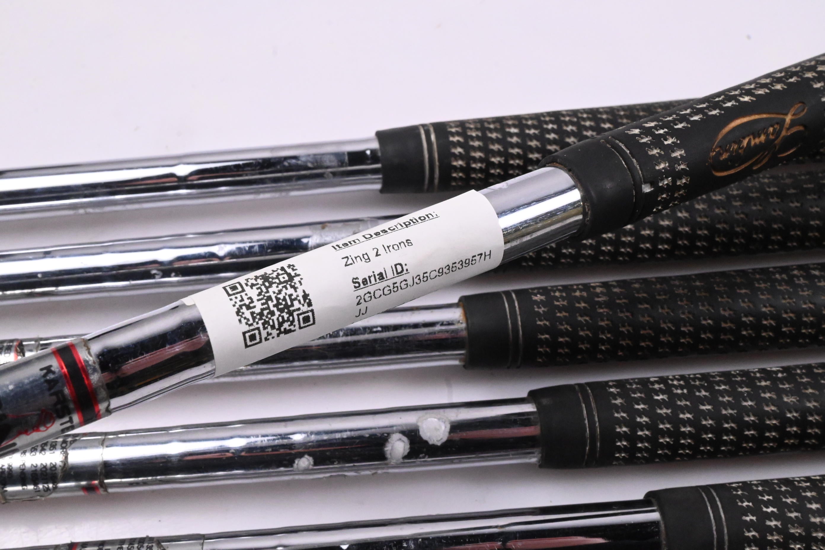 Ping Karsten Zing 2 Irons / 4-PW / Black Dot / Stiff Flex Ping JZ Shafts