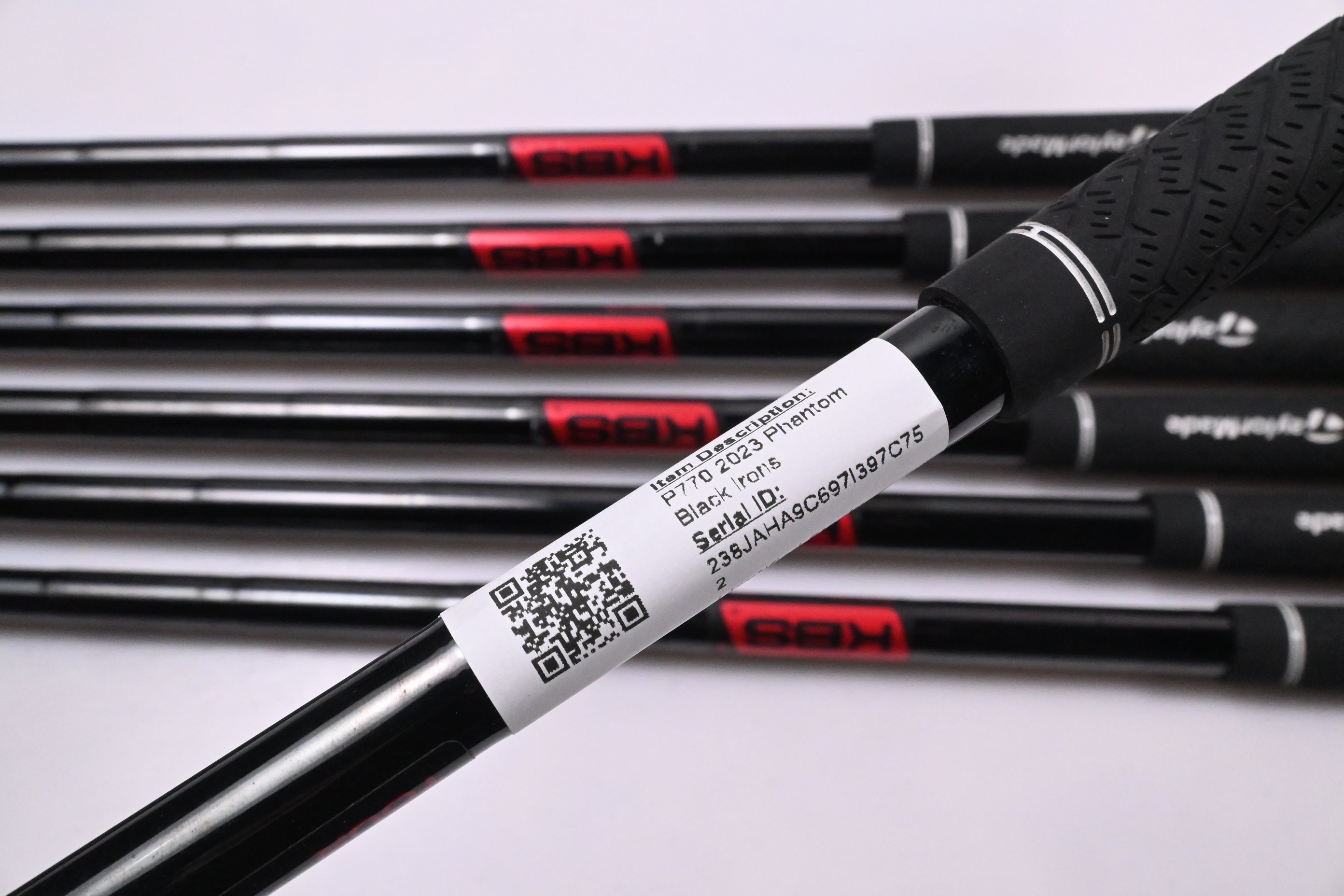 Taylormade P770 2023 Phantom Black Irons / 4-PW / Stiff Flex KBS Tour Shafts