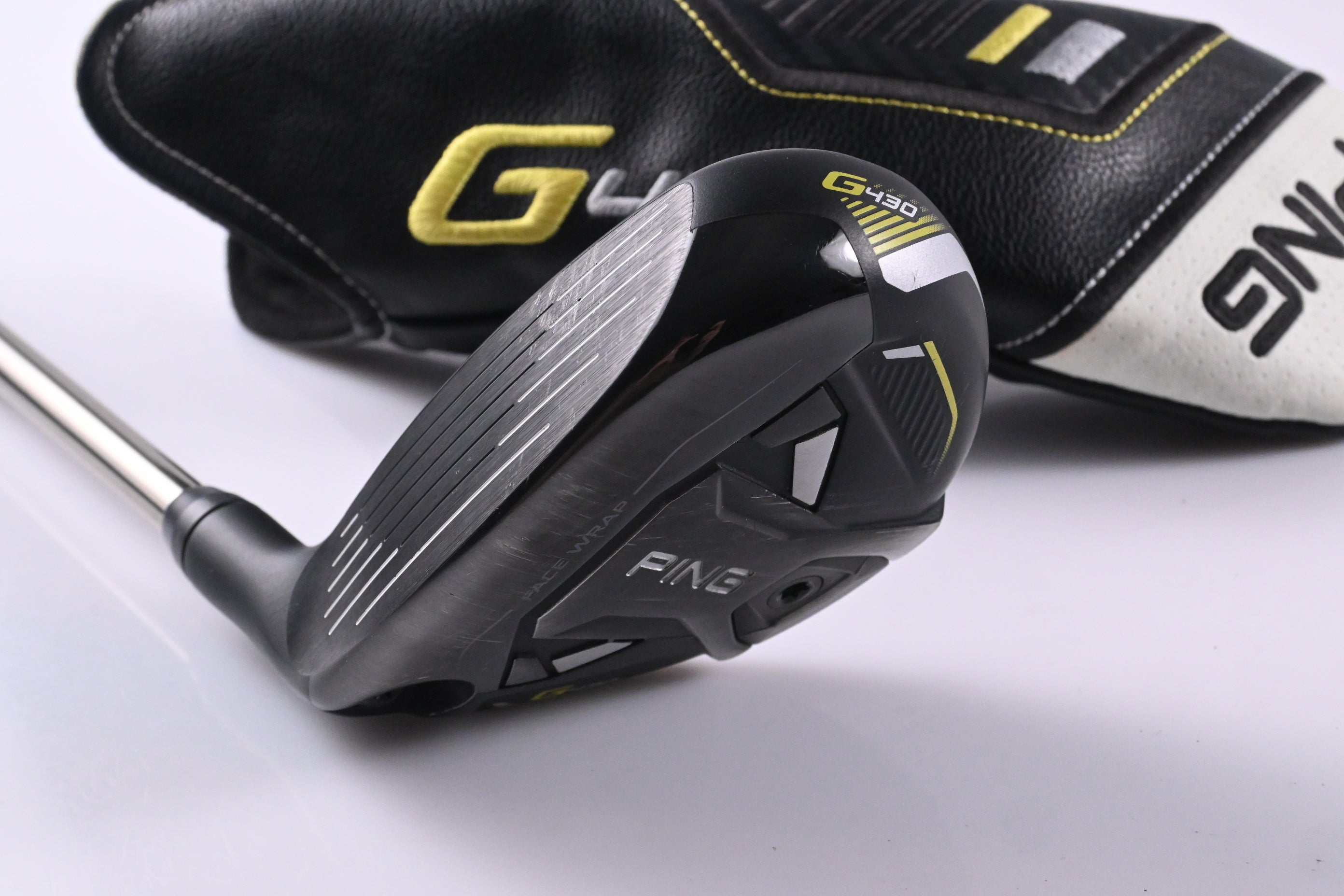 Left Hand Ping G430 #4 Hybrid / 22 Degree / Stiff Flex Ping 2.0 Tour Chrome 85
