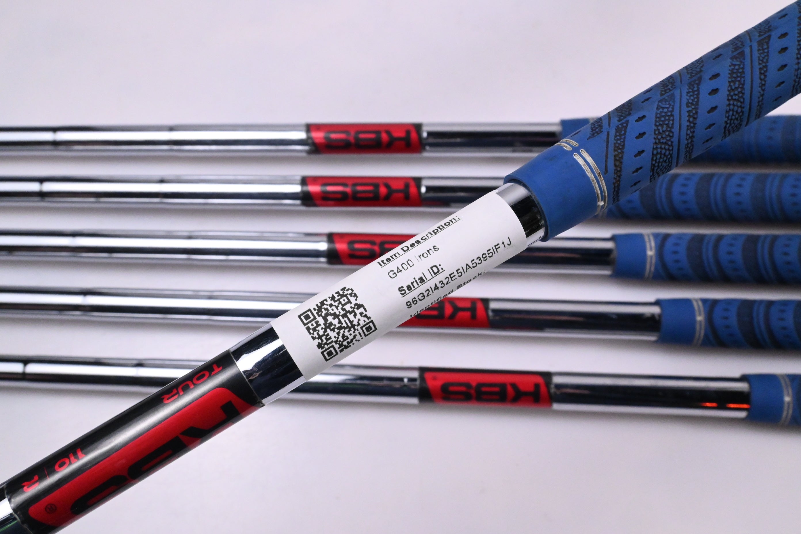 Ping G400 Irons / 5-PW / White Dot / Regular Flex KBS Tour 110 Shafts