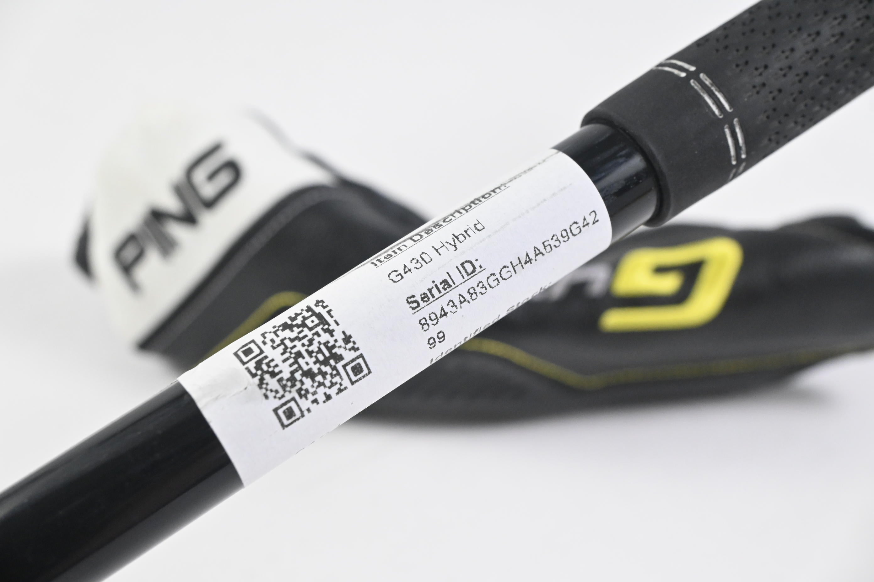 Ping G430 #4 Hybrid / 22 Degree / Regular Flex Ping Alta CB Black 70 Shaft