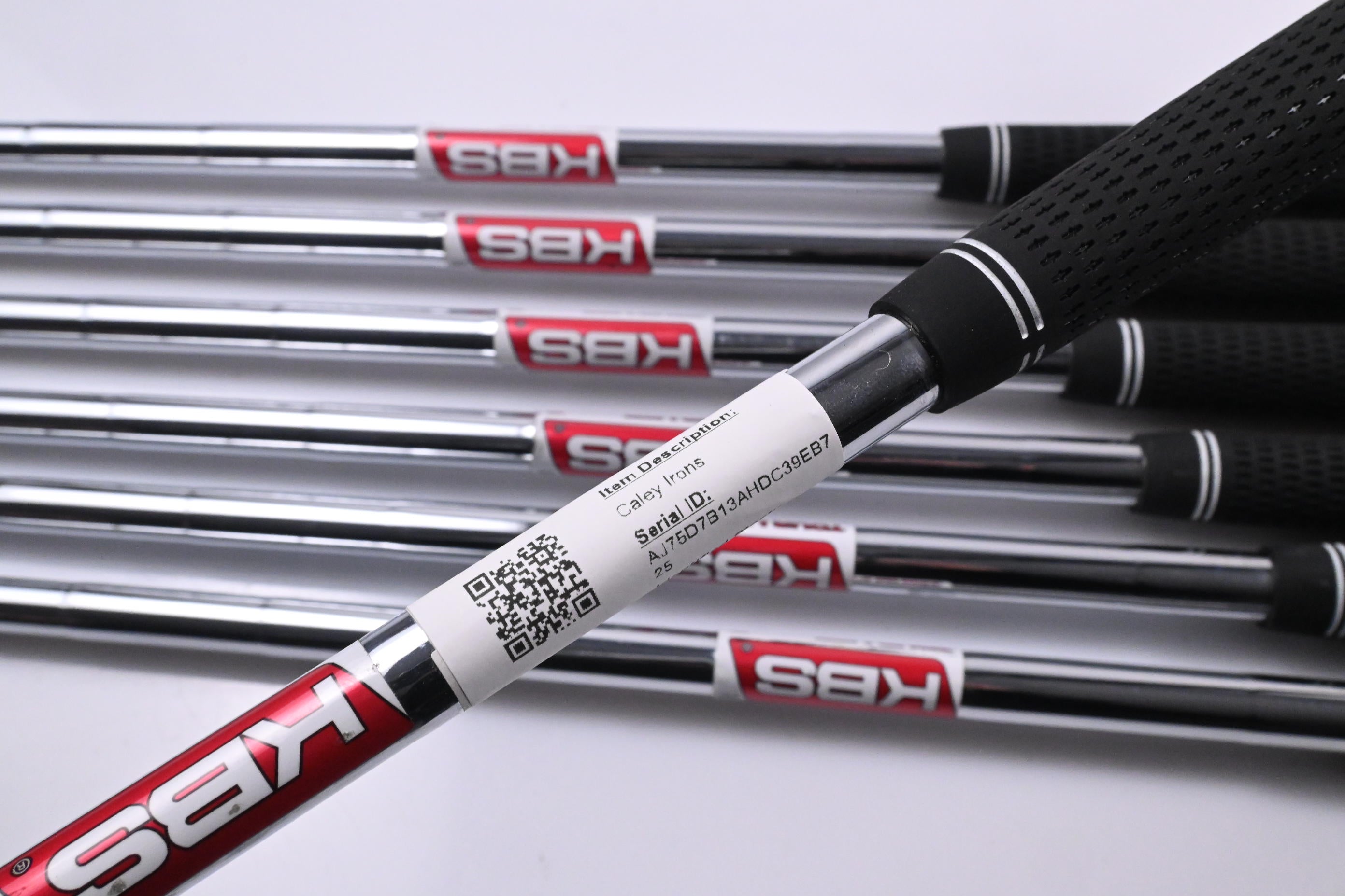 Caley 01 Irons / 4-PW / Stiff Flex KBS Tour Lite Shafts