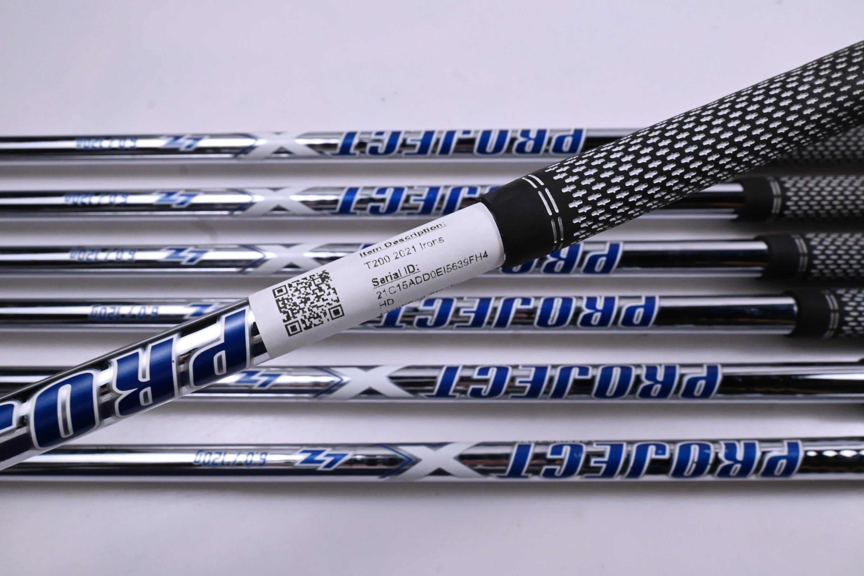 Titleist T200 2021 Irons / 5-PW+48° / Stiff Flex Project X LZ 120 Shafts