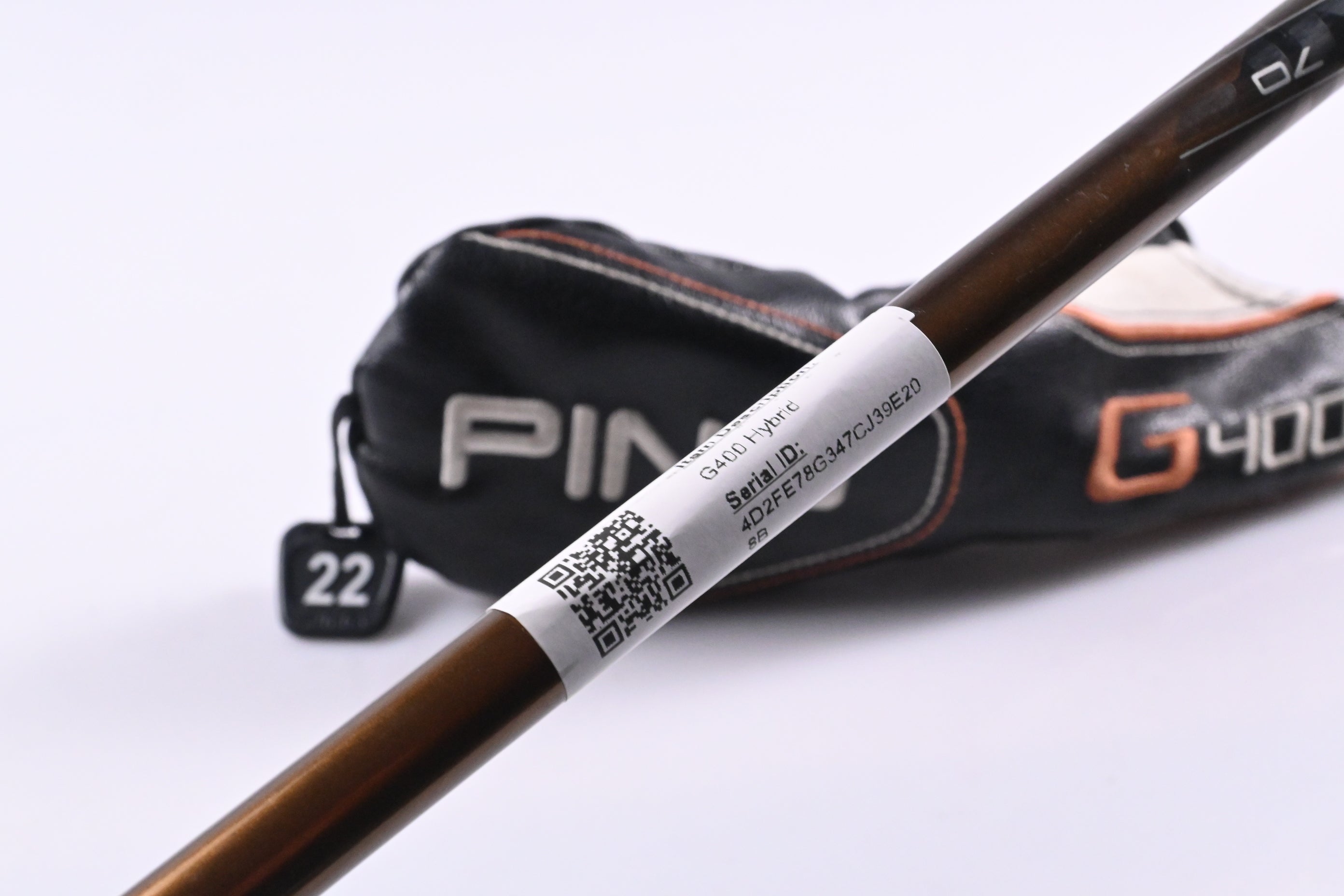 Ping G400 #4 Hybrid / 22 Degree / Stiff Flex Ping Alta CB 70 Shaft