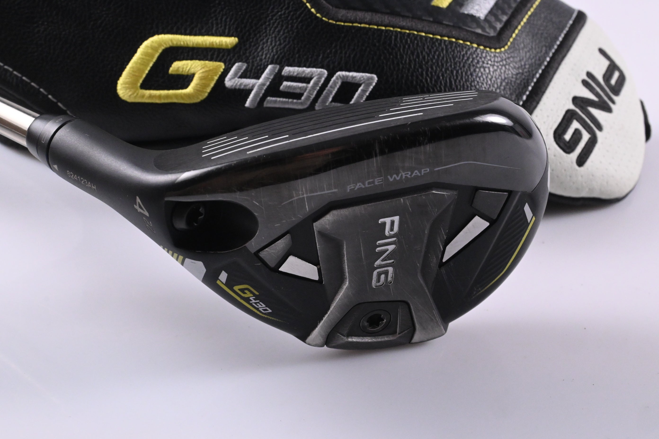 Left Hand Ping G430 #4 Hybrid / 22 Degree / Stiff Flex Ping 2.0 Tour Chrome 85