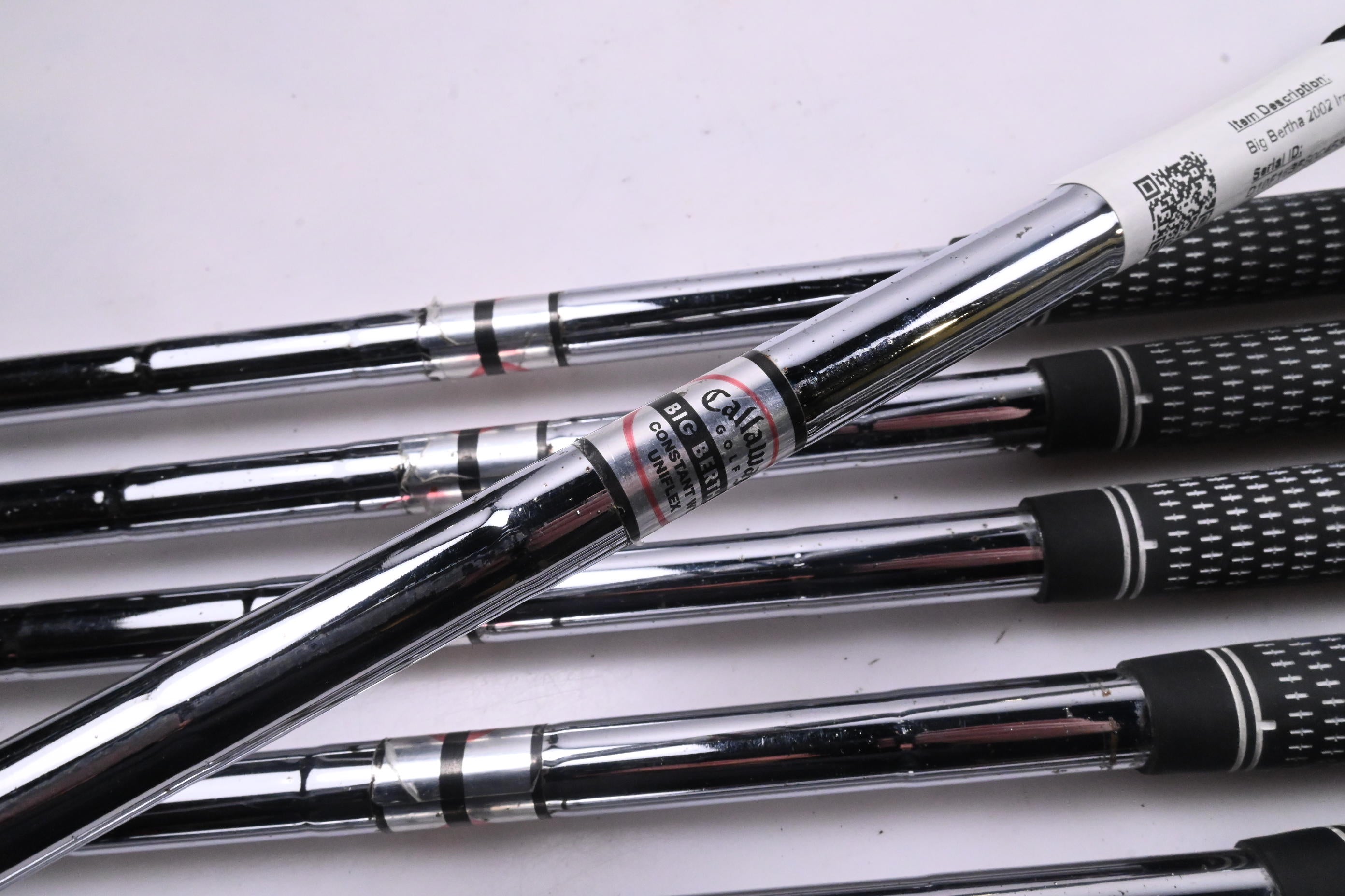 Callaway Big Bertha 2002 Irons / 5-10i+GW+SW / Uniflex Callaway Shafts