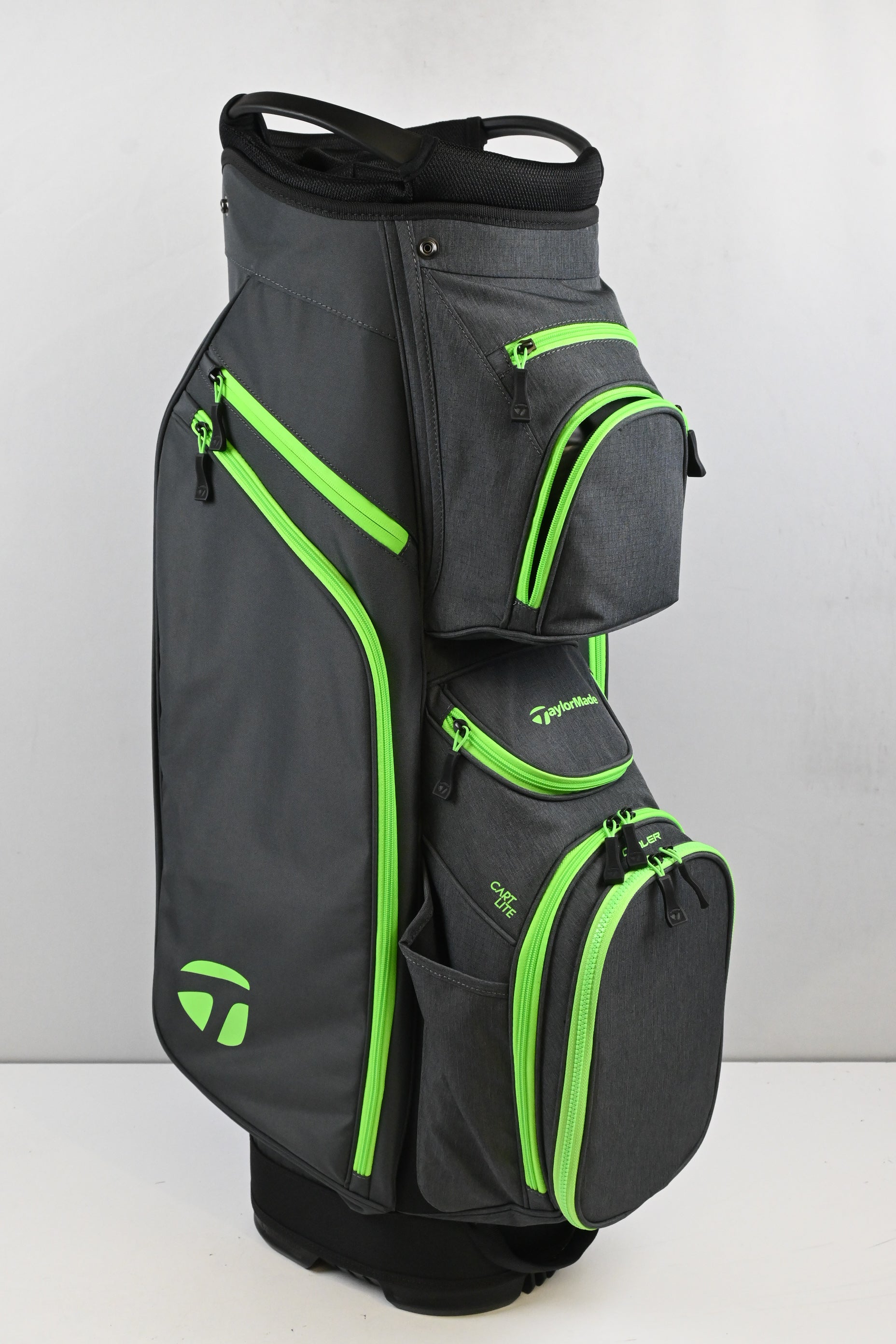 Taylormade Cart Lite Cart Bag / 14-Way Divider / Grey, Green