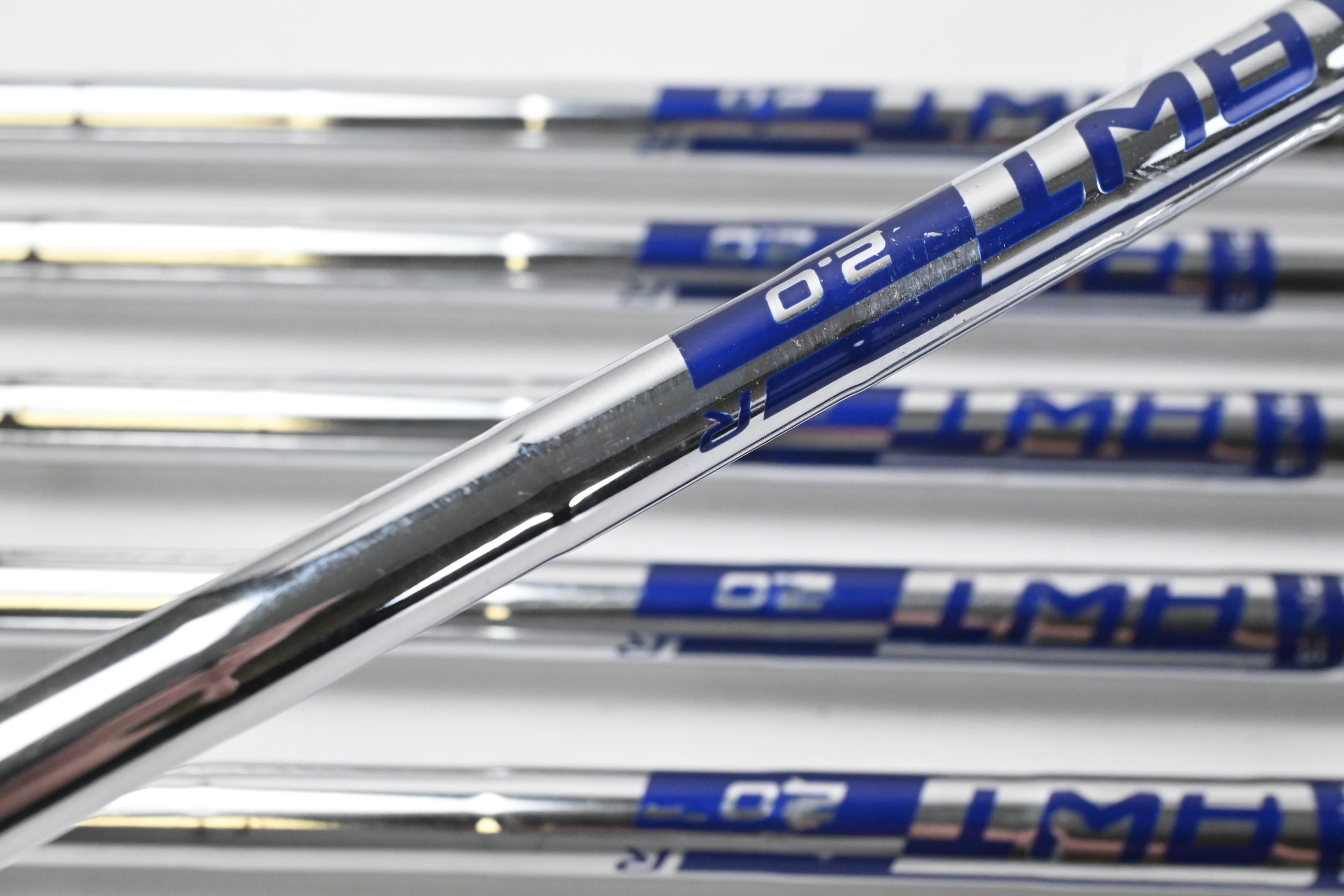 Ping i210 Irons / 5-PW / Blue Dot / Regular Flex Ping AWT 2.0 Shafts