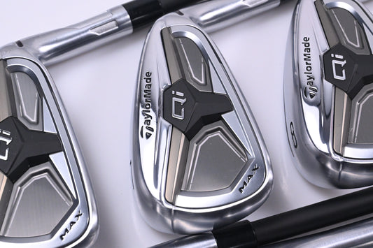 Taylormade Qi Max Irons / 6-PW+SW / Regular Flex REAX By KBS 65 Shafts